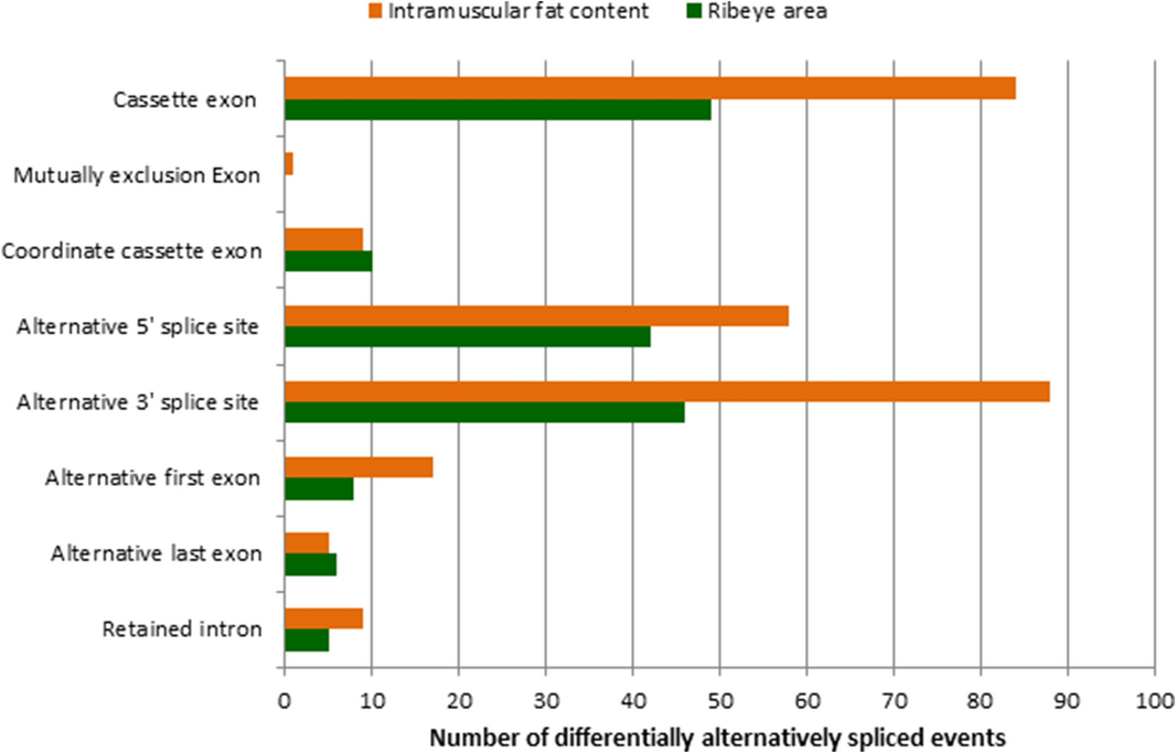 Spliced genes in muscle from Nelore Cattle and their association with  carcass and meat quality | Scientific Reports