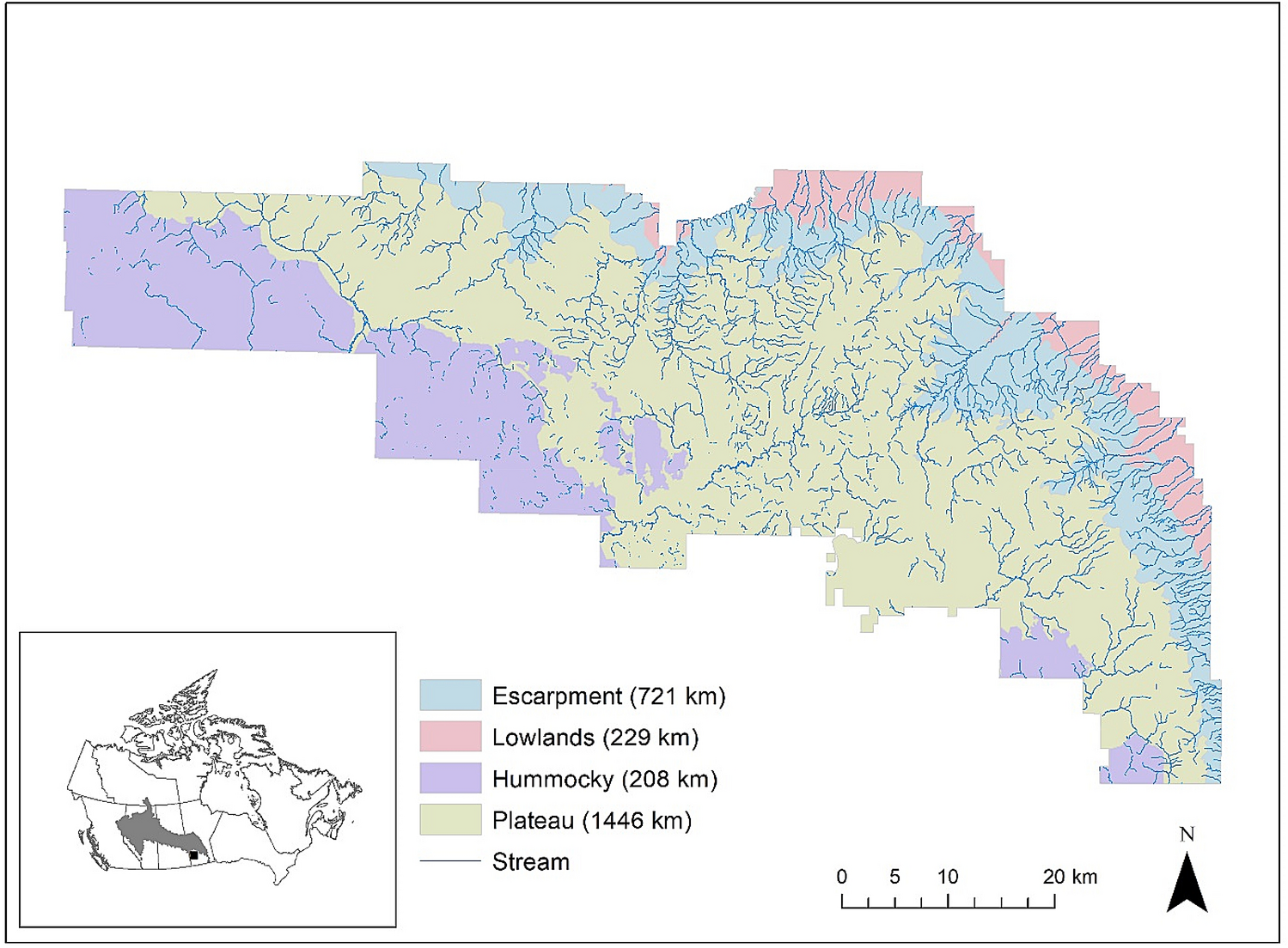 Beaver dam capacity of Canada's boreal plain in response to environmental  change | Scientific Reports