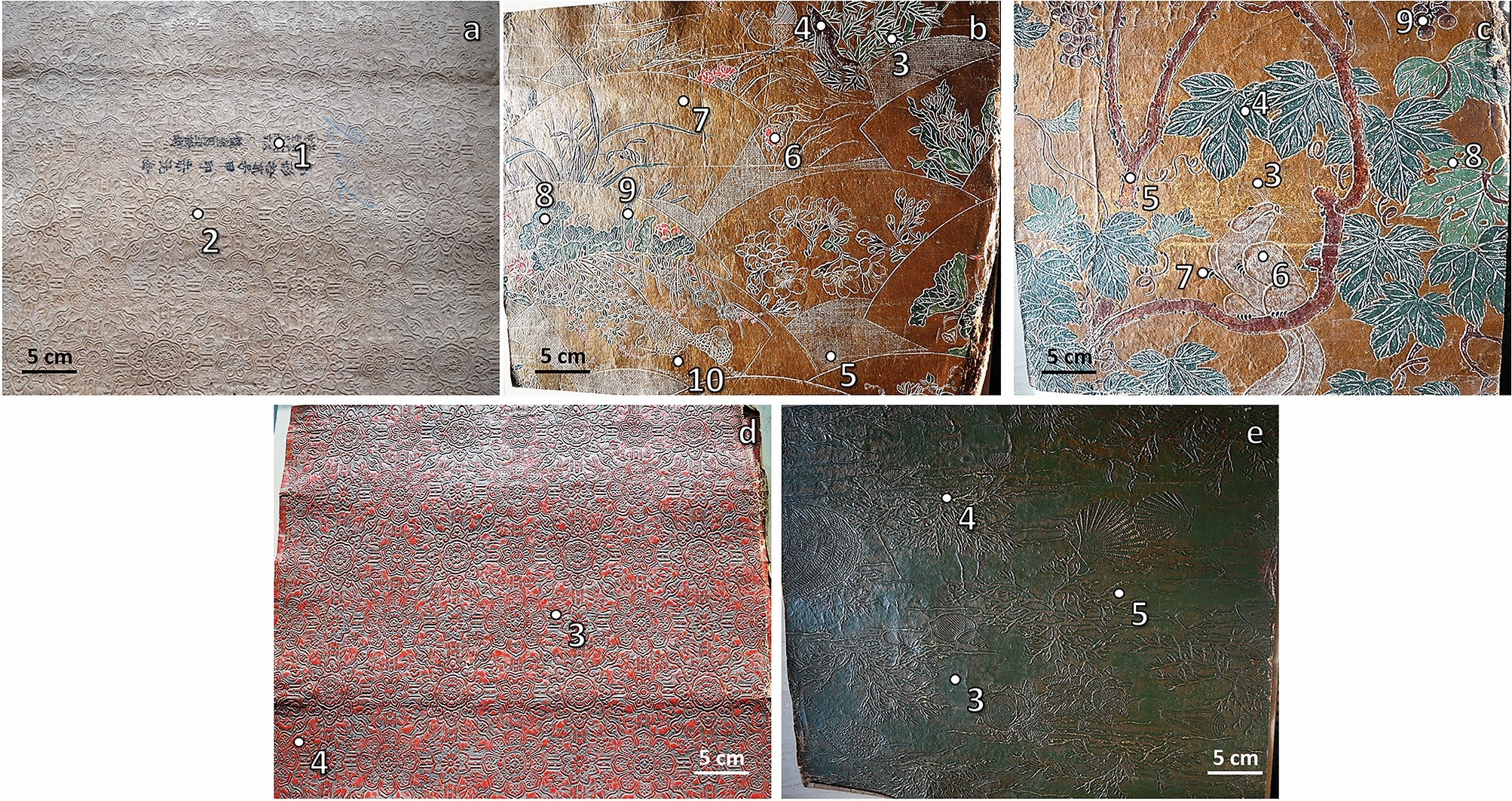 A combined physical–chemical and microbiological approach to unveil the  fabrication, provenance, and state of conservation of the Kinkarakawa-gami  art | Scientific Reports