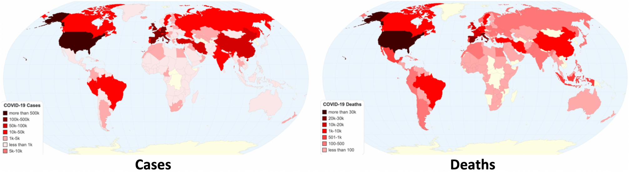 World covid-19 cases