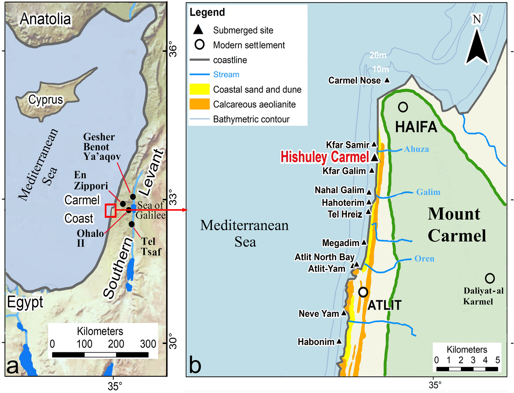 Early production of table olives at a mid-7th millennium BP submerged site  off the Carmel coast (Israel) | Scientific Reports