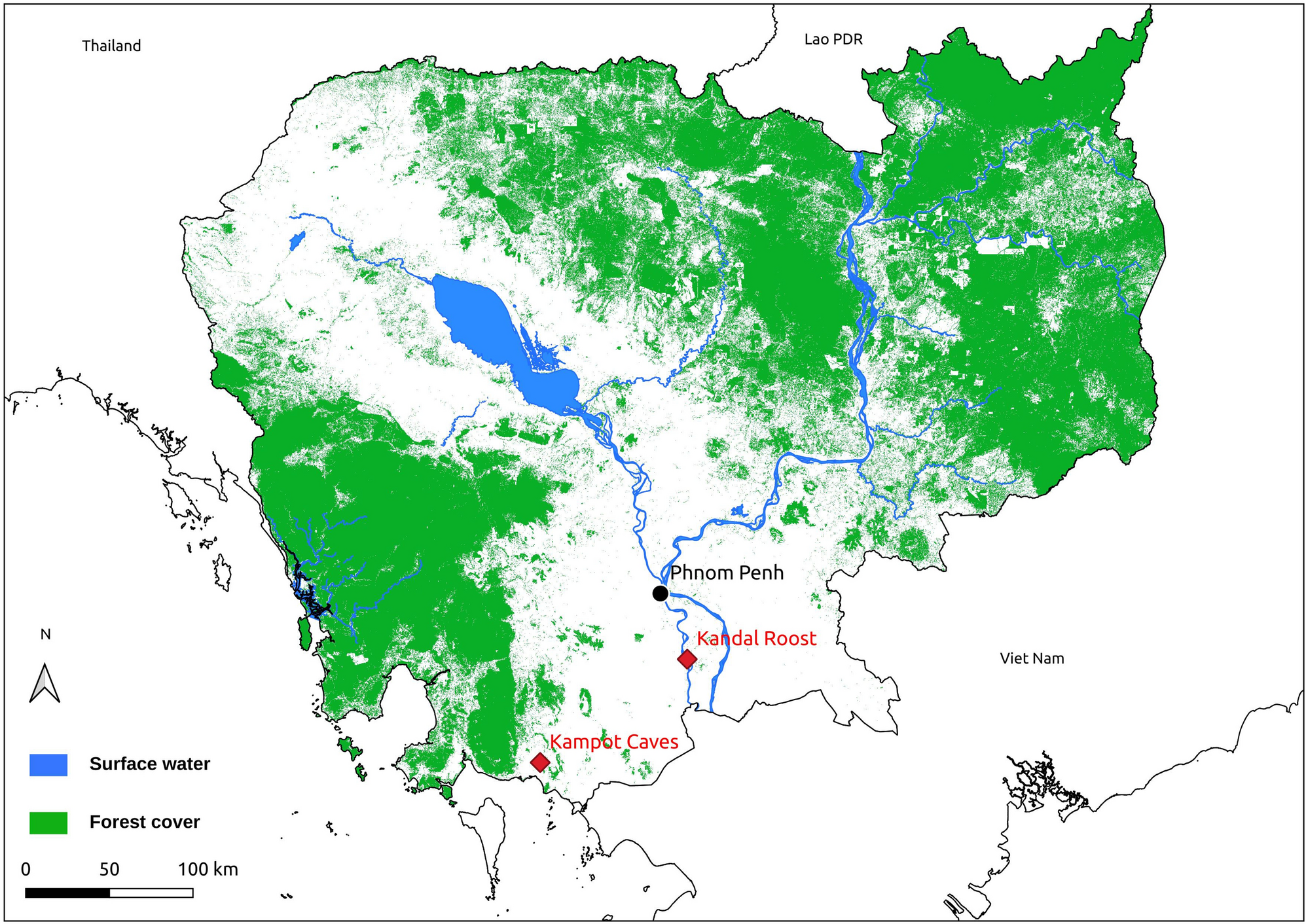 Phnom Penh Map 2019 Pdf Longitudinal Monitoring In Cambodia Suggests Higher Circulation Of Alpha  And Betacoronaviruses In Juvenile And Immature Bats Of Three Species |  Scientific Reports