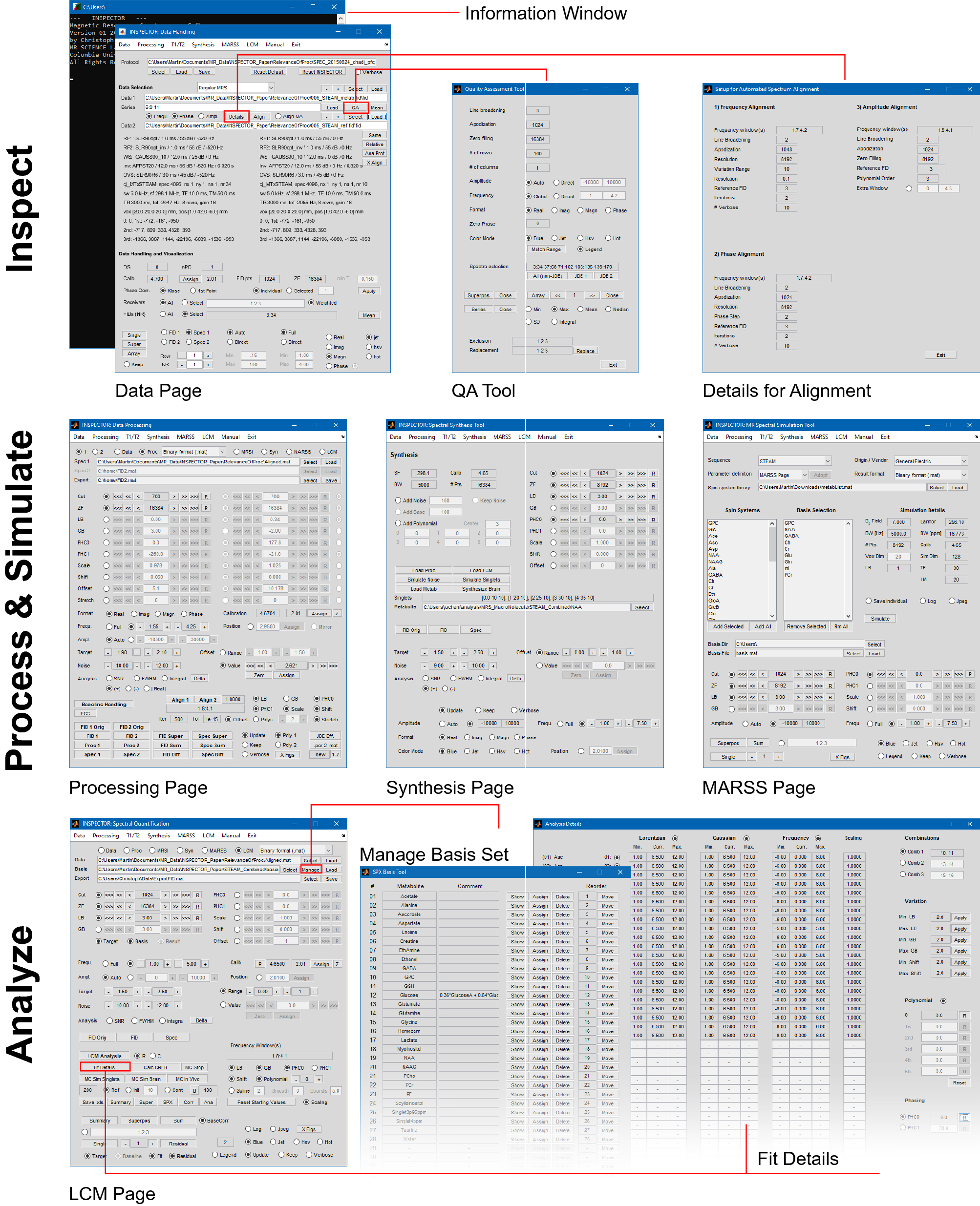 INSPECTOR: free software for magnetic resonance spectroscopy data  inspection, processing, simulation and analysis | Scientific Reports