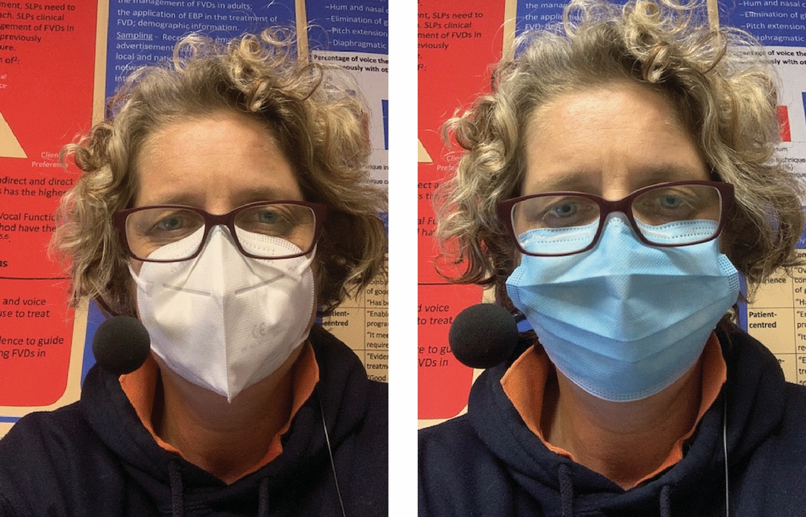 Acoustic voice characteristics with and without wearing a facemask |  Scientific Reports