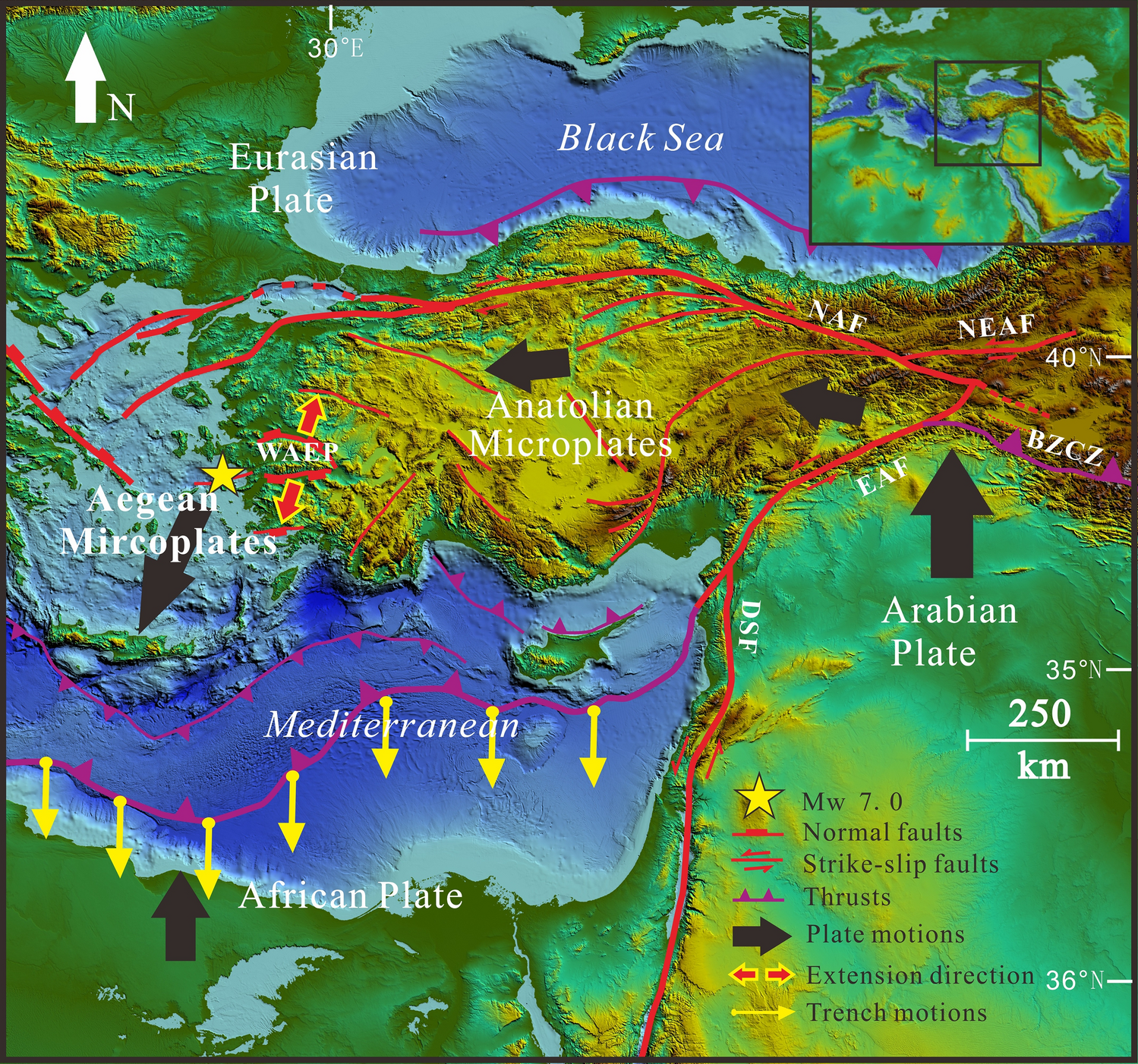 Greece and Turkey Shaken by African tectonic retreat | Scientific Reports