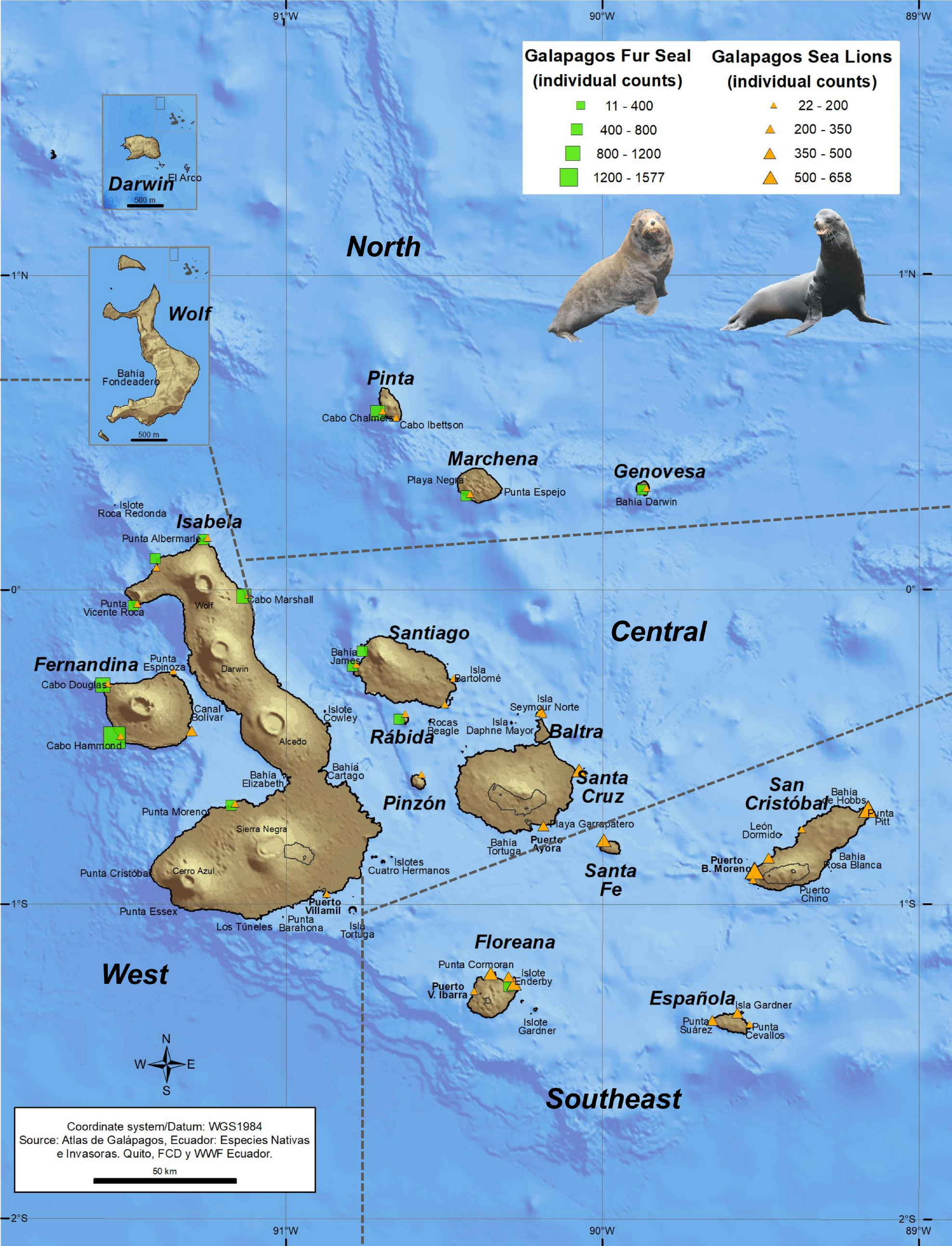 Multiple anthropogenic stressors in the Galápagos Islands' complex