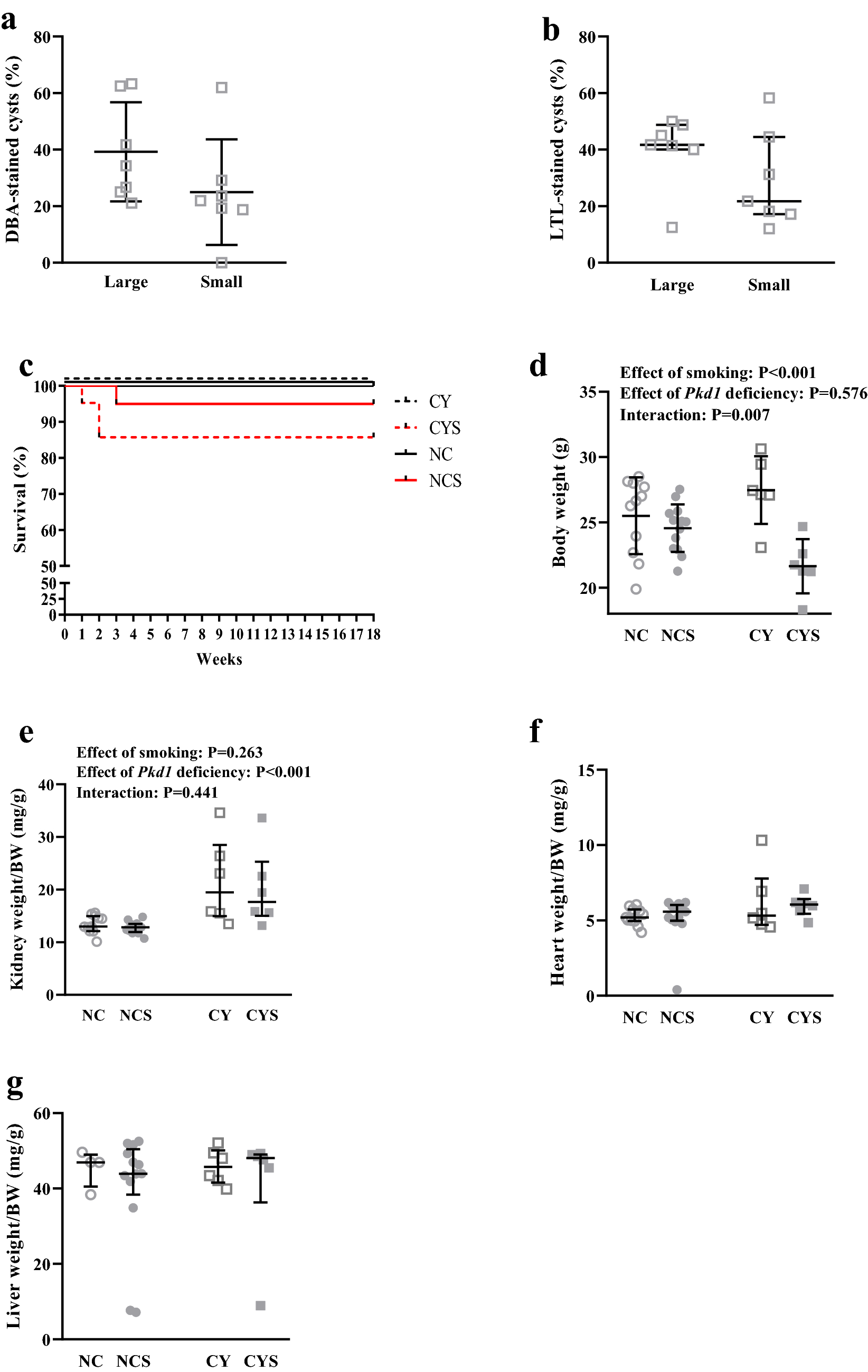 Smoking Accelerates Renal Cystic Disease And Worsens Cardiac Phenotype In Pkd1 Deficient Mice Scientific Reports