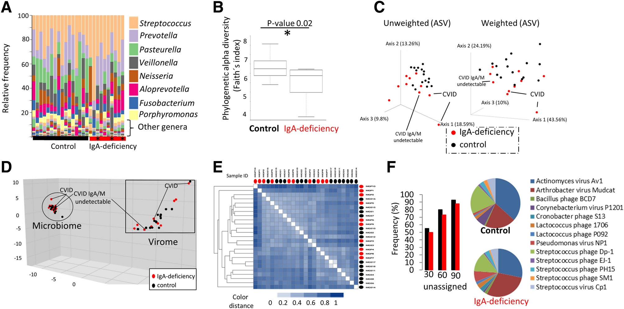 Microbial ecology perturbation in human IgA deficiency