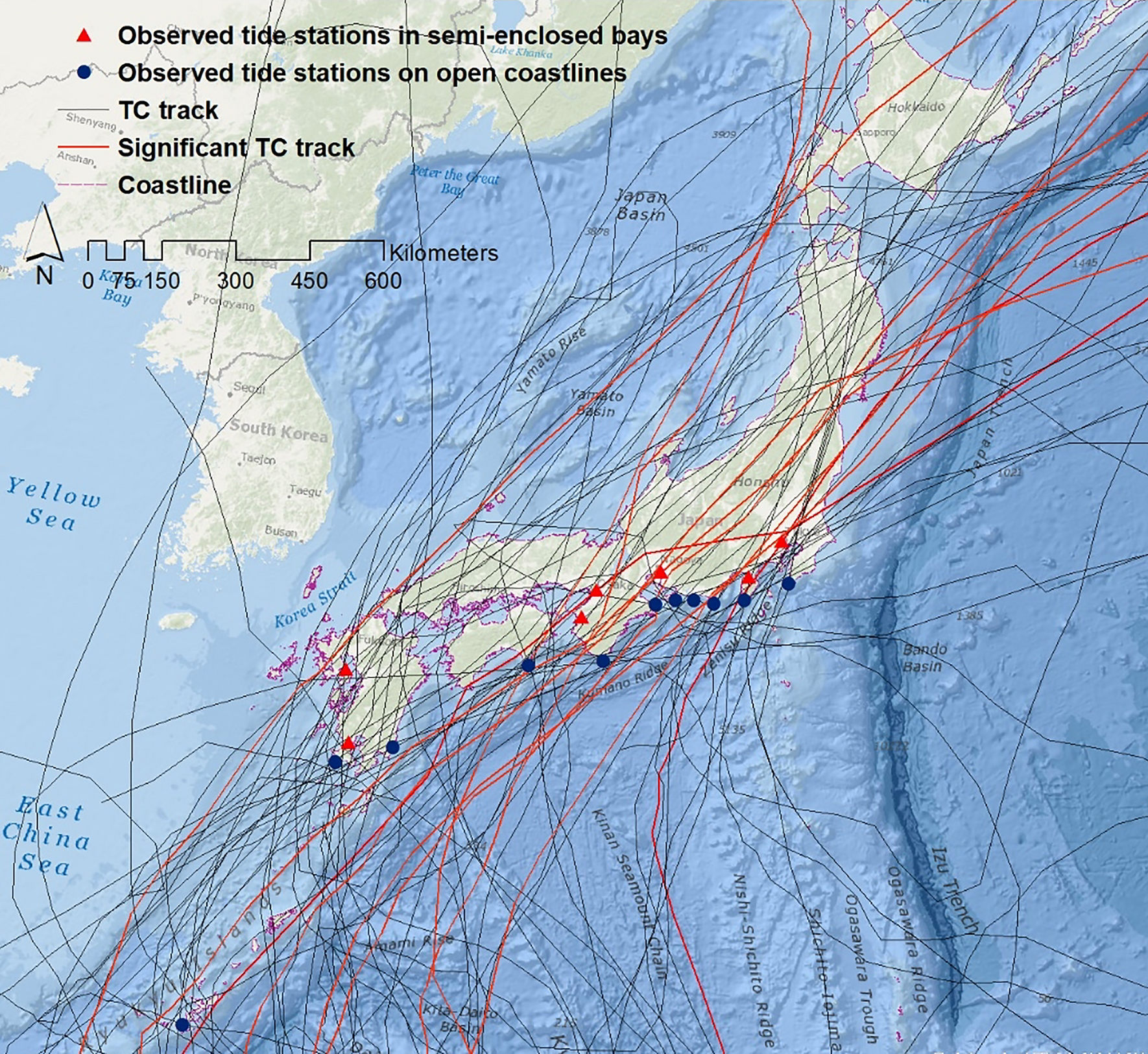 A New Tropical Cyclone Surge Index Incorporating The Effects Of Coastal Geometry Bathymetry And Storm Information Scientific Reports
