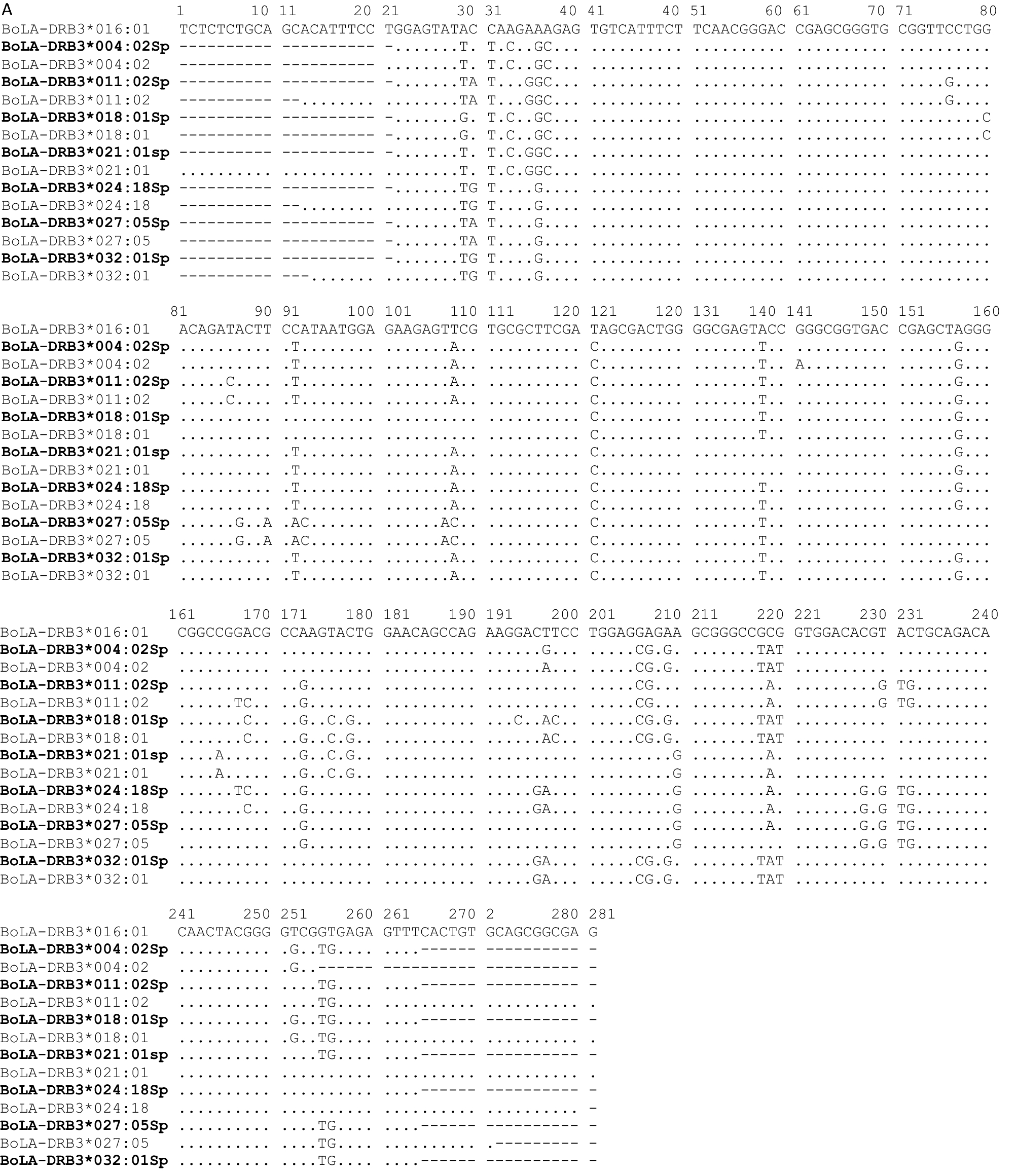 Bola Drb3 Gene Haplotypes Show Divergence In Native Sudanese Cattle From Taurine And Indicine Breeds Scientific Reports Bola Drb3 Gene Haplotypes Show Divergence In Native Sudanese Cattle From Taurine And Indicine Breeds Scientific Reports