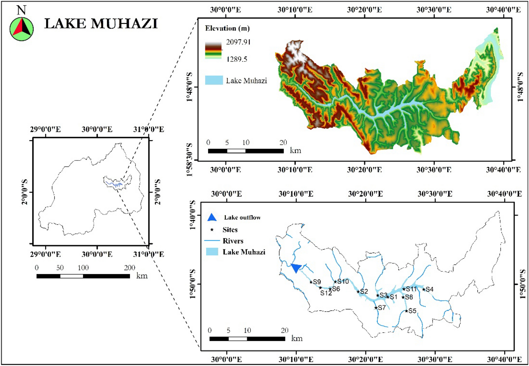 Spatio-seasonal variation of water quality influenced by land use and land  cover in Lake Muhazi | Scientific Reports