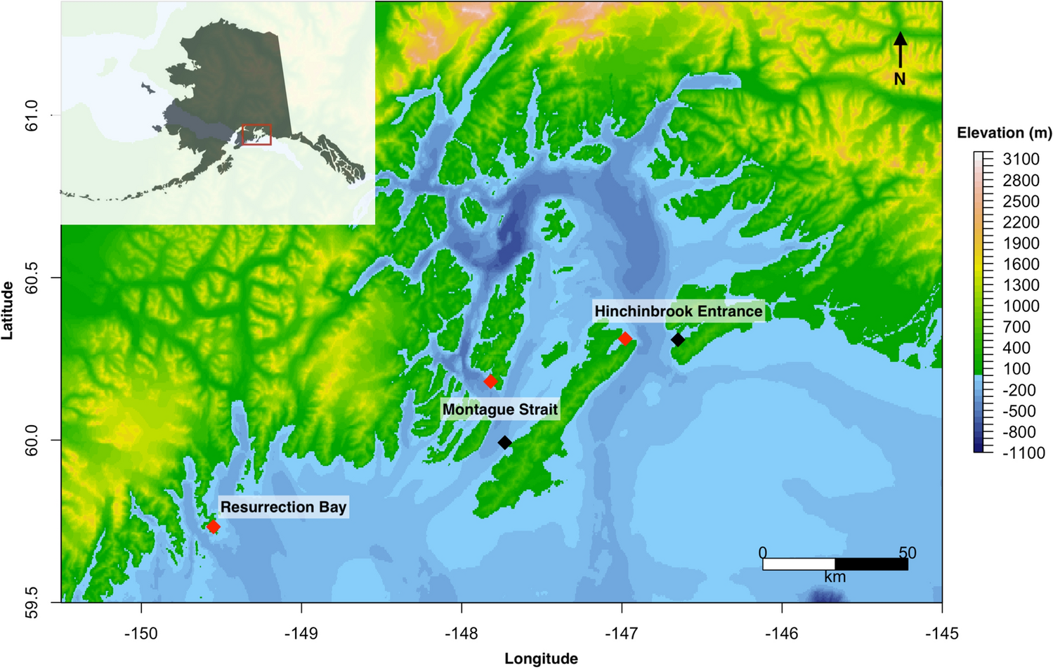 Passive acoustic monitoring of killer whales (Orcinus orca) reveals year-round distribution and residency patterns in the Gulf of Alaska Scientific Reports pic