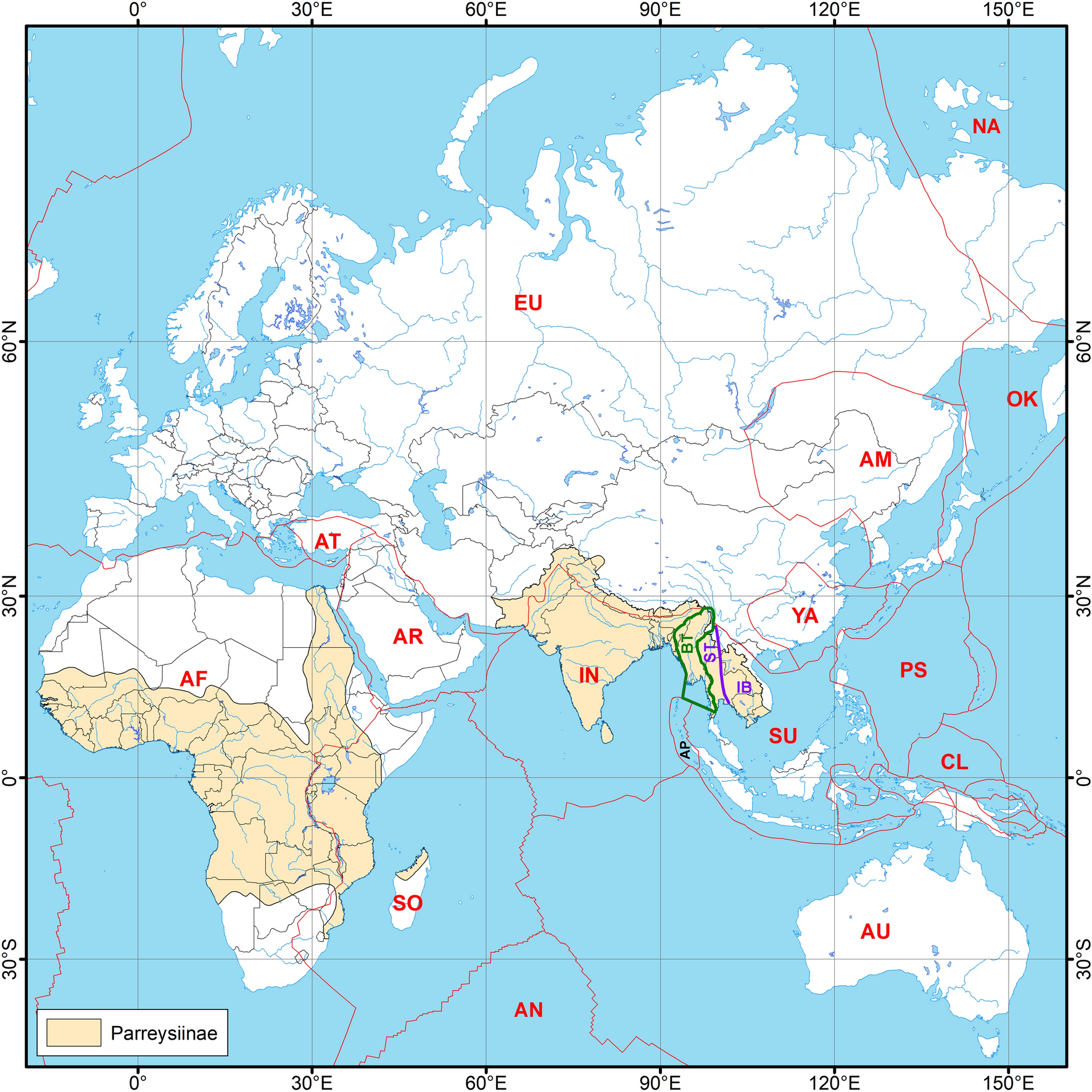 Oriental freshwater mussels arose in East Gondwana and arrived to Asia on  the Indian Plate and Burma Terrane | Scientific Reports