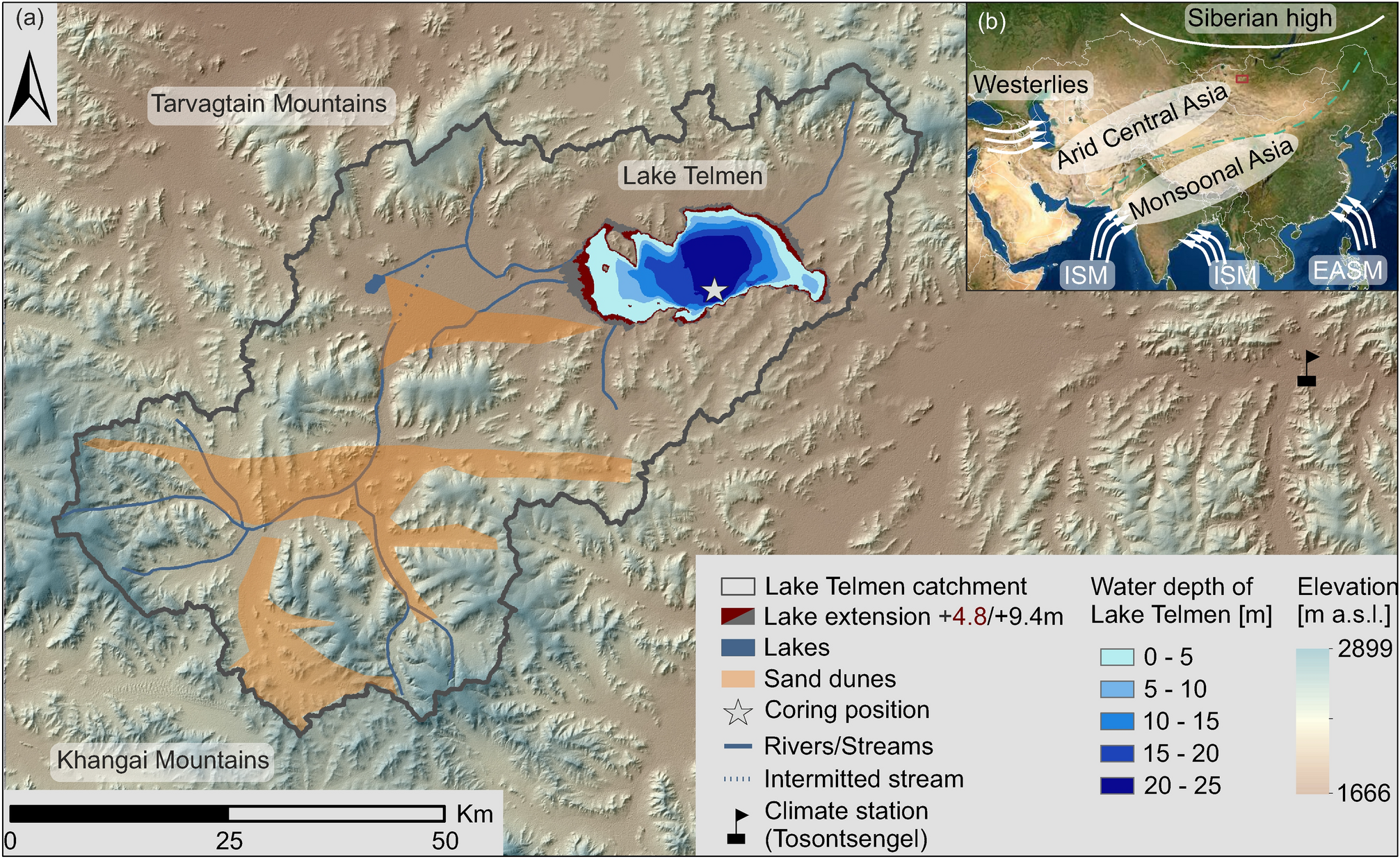 Central Mongolian lake sediments reveal new insights on climate change and  equestrian empires in the Eastern Steppes | Scientific Reports