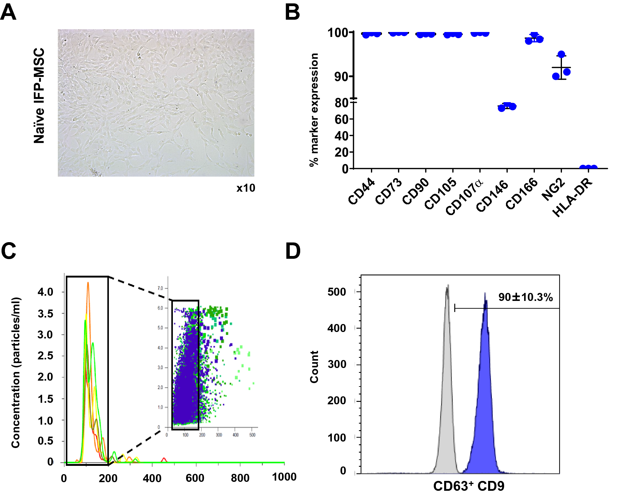 Human infrapatellar fat pad mesenchymal stem cells show immunomodulatory  exosomal signatures | Scientific Reports