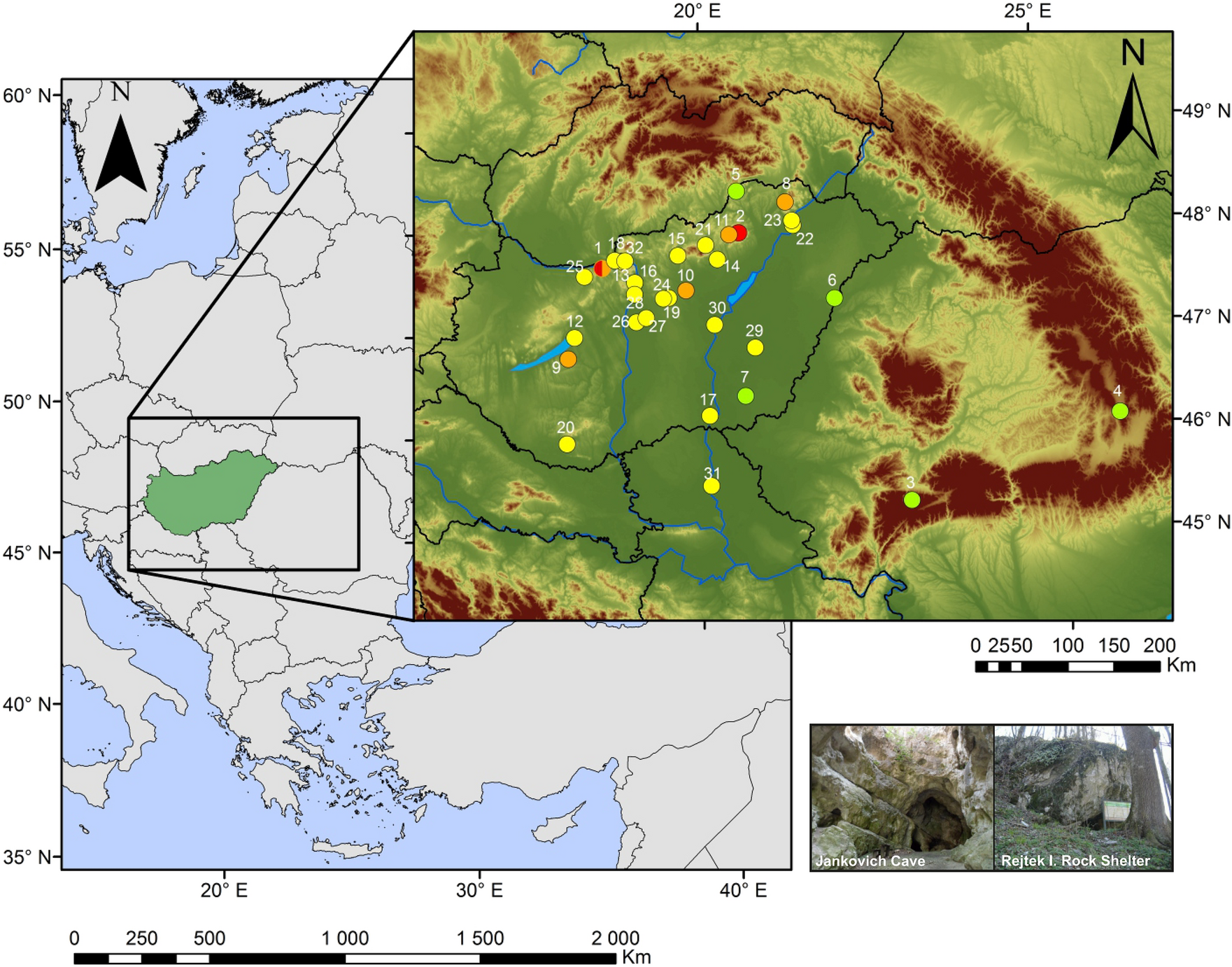 Mammal extinction facilitated biome shift and human population change  during the last glacial termination in East-Central Europe | Scientific  Reports
