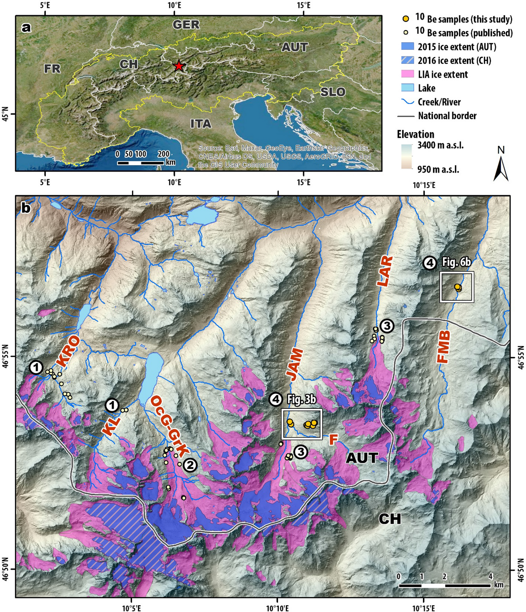 Moraines in the Austrian Alps record repeated phases of glacier  stabilization through the Late Glacial and the Early Holocene | Scientific  Reports