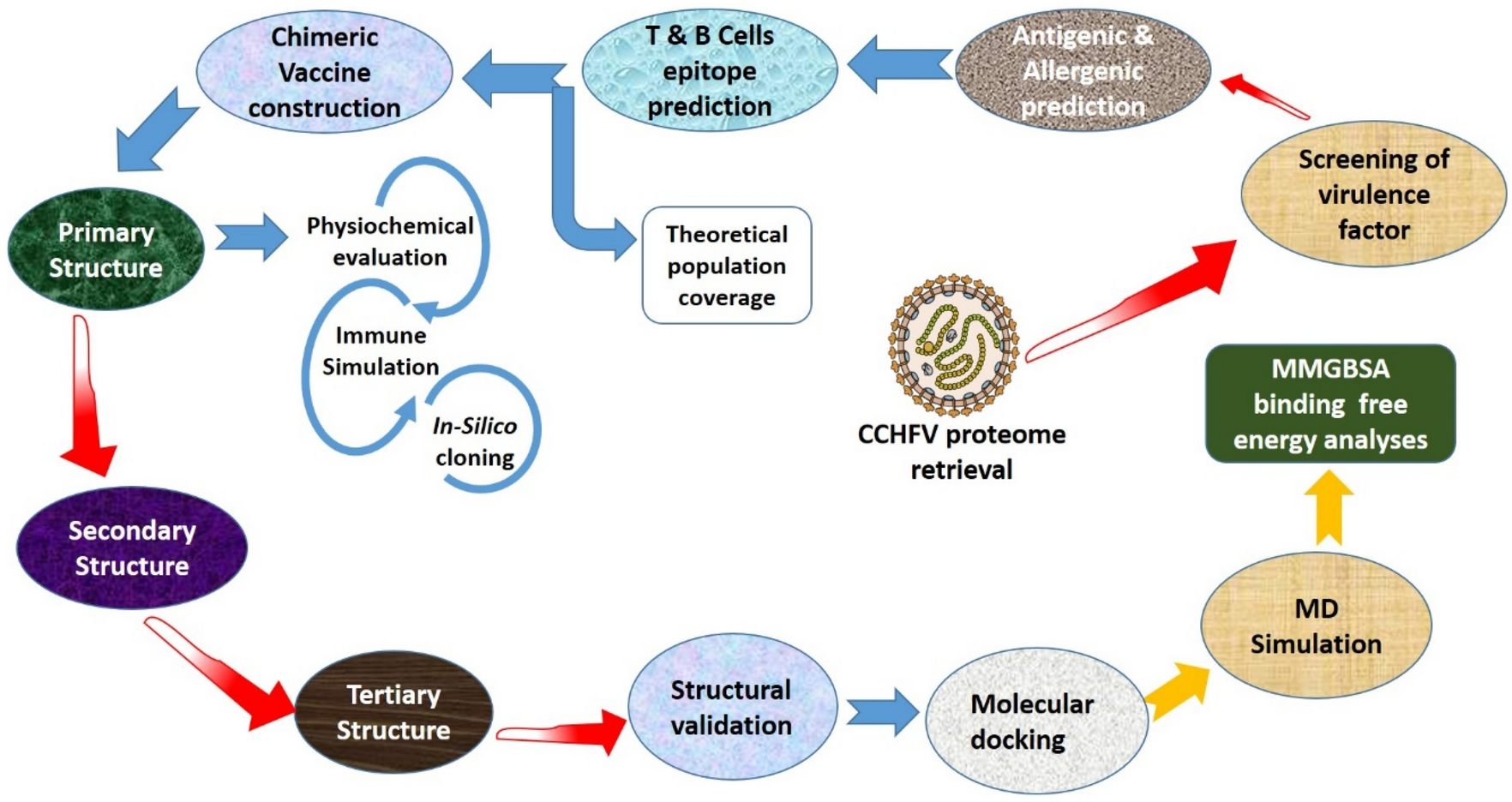 In silico design and analyses of a multi-epitope vaccine against Crimean-Congo hemorrhagic fever virus through reverse vaccinology and immunoinformatics approaches | Scientific Reports In silico design and analyses of a multi-epitope vaccine against Crimean-Congo hemorrhagic fever virus through reverse vaccinology and immunoinformatics approaches | Scientific Reports