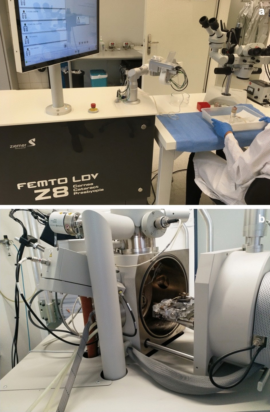 Ex-vivo study on the surface quality of corneal lenticule and stroma after  low energy femtosecond laser lenticule extraction | Scientific Reports