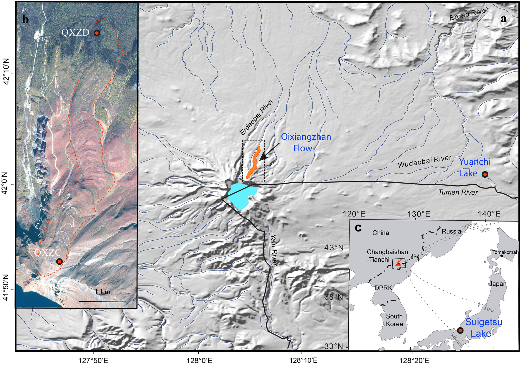 The Qixiangzhan eruption, Changbaishan-Tianchi volcano, China/DPRK: new age  constraints and their implications | Scientific Reports