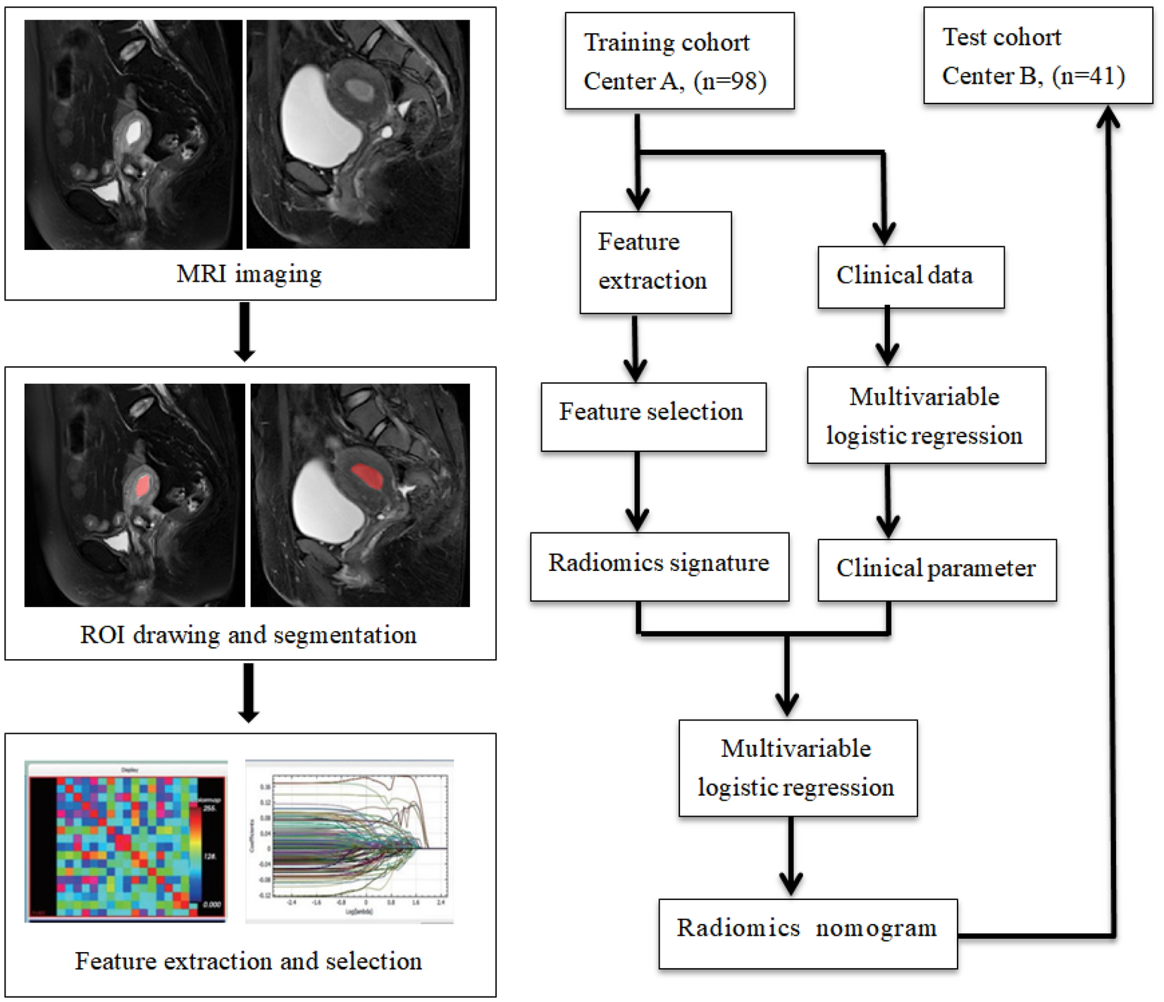 Development of MRI-based radiomics predictive model for classifying  endometrial lesions | Scientific Reports