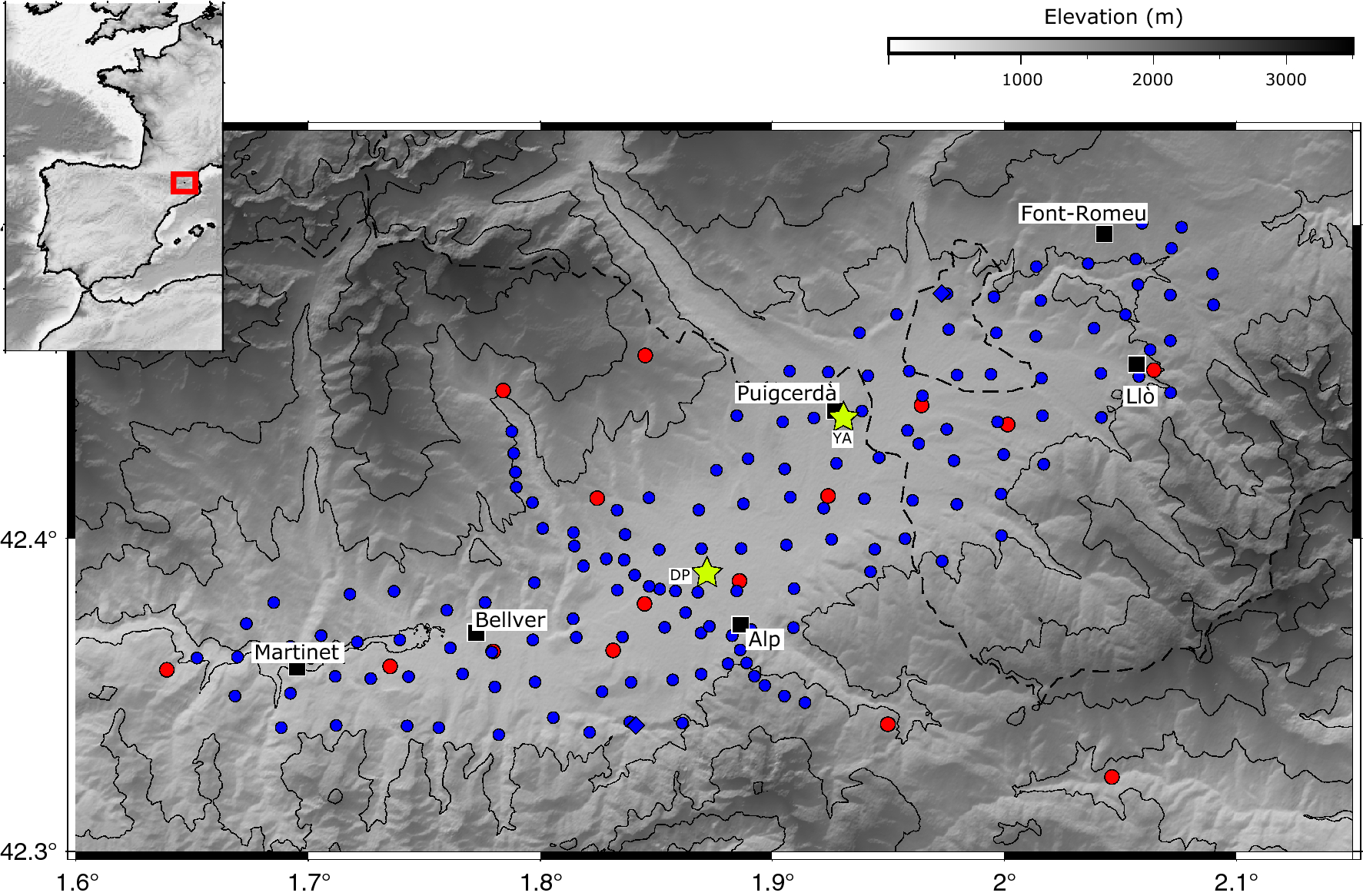 Monitoring storm evolution using a high-density seismic network |  Scientific Reports