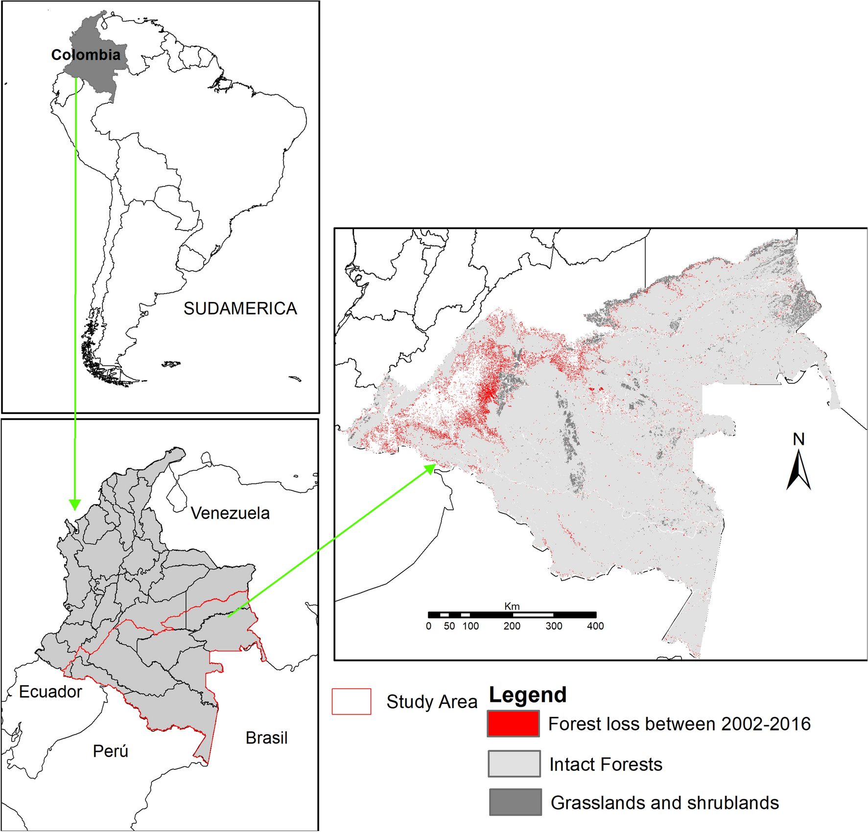 Scenarios of land use and land cover change in the Colombian Amazon to  evaluate alternative post-conflict pathways | Scientific Reports