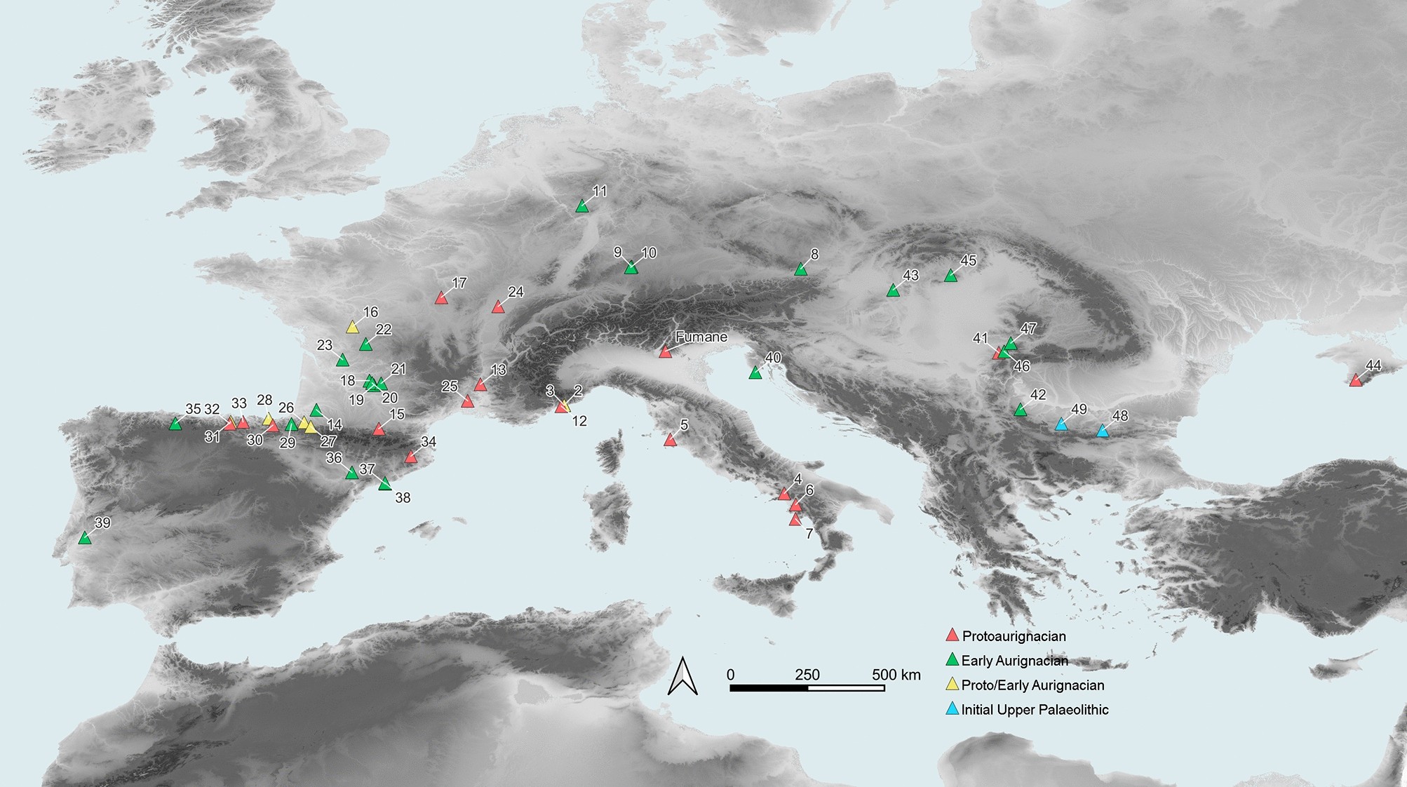Subsistence of early anatomically modern humans in Europe as evidenced in  the Protoaurignacian occupations of Fumane Cave, Italy | Scientific Reports