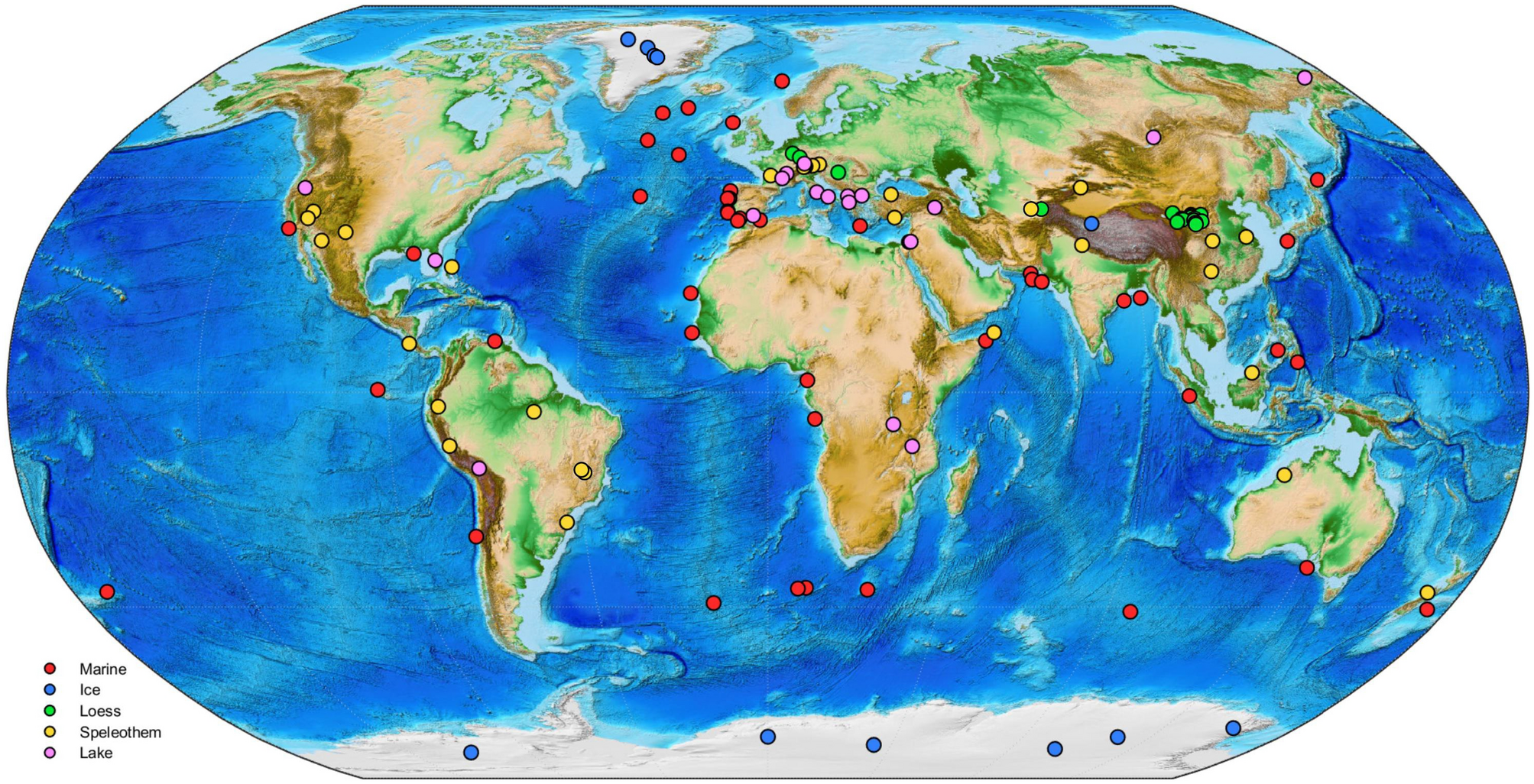 The PaleoJump database for abrupt transitions in past climates