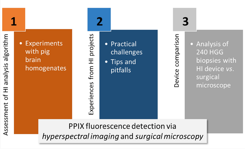Challenges in, and recommendations for, hyperspectral imaging in ex vivo  malignant glioma biopsy measurements