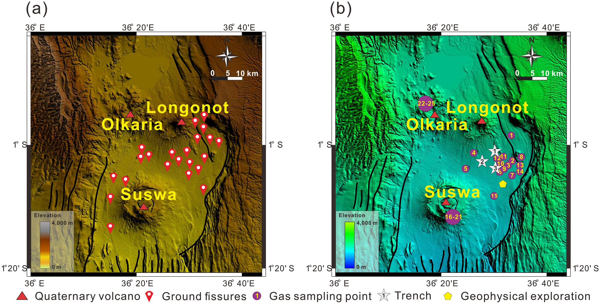 The deep origin of ground fissures in the Kenya Rift Valley