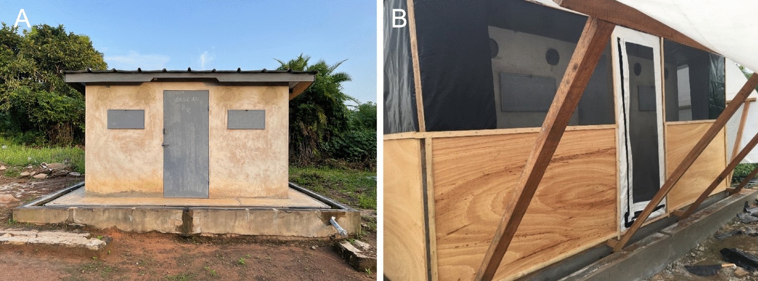 Exploring alternative insecticide delivery options in a “lethal house lure”  for malaria vector control