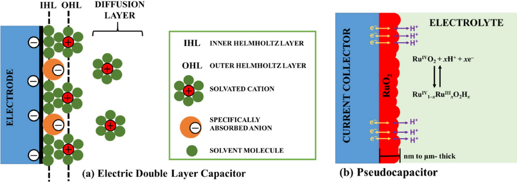 The impact of physicochemical features of carbon electrodes on the 
