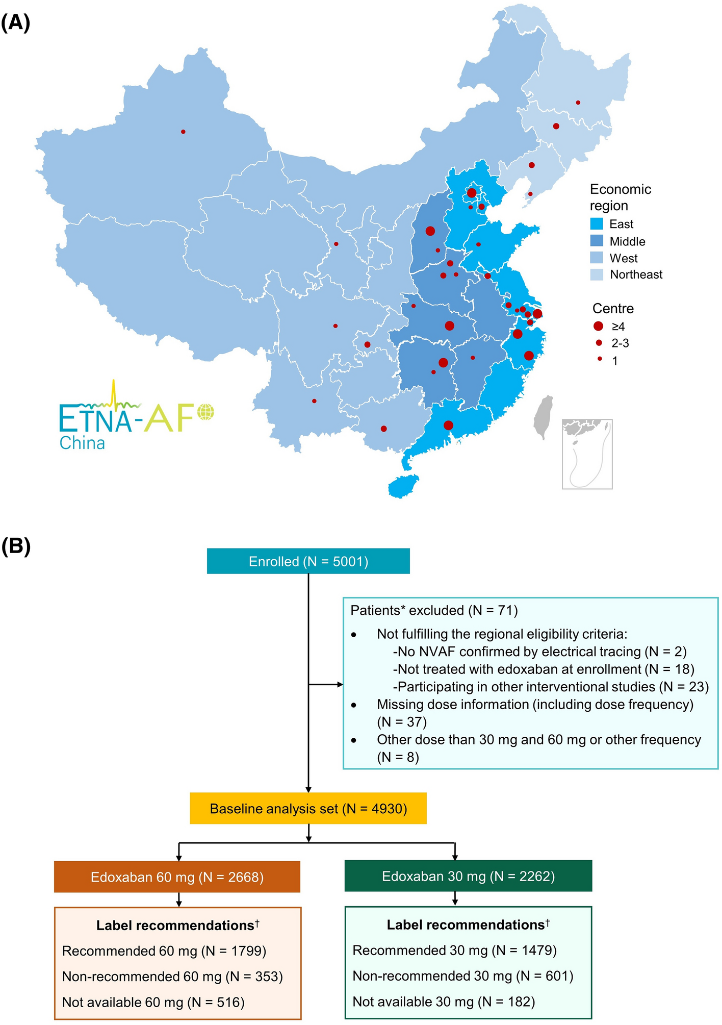 edoxaban-for-stroke-prevention-in-atrial-fibrillation-and-factors-associated-with-dosing-patient-characteristics-from-the-prospective-observational-etna-af-china-registry-scientific-reports