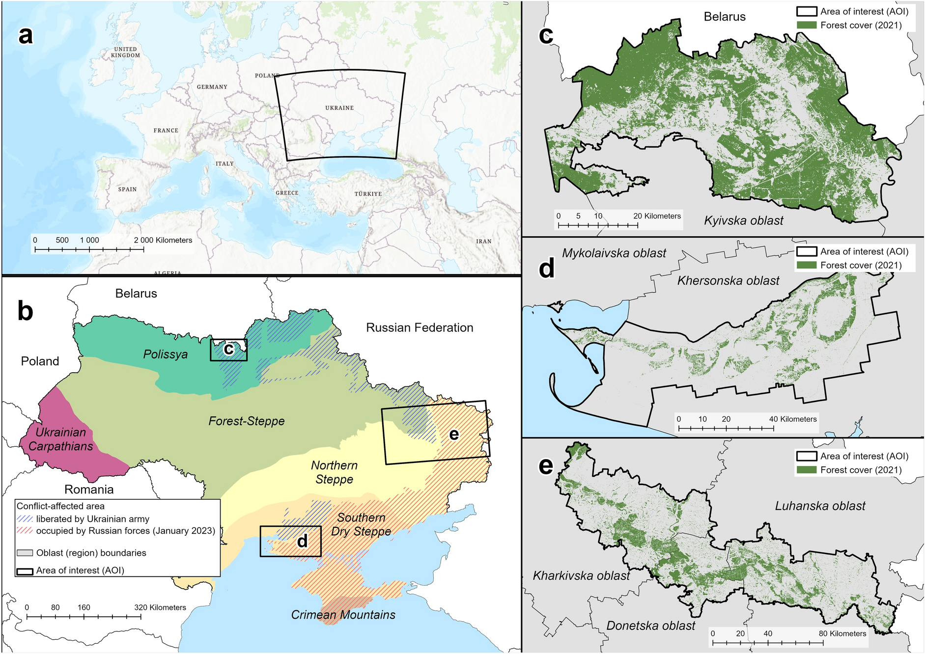 Increasing fragmentation of forest cover in Brazil's Legal