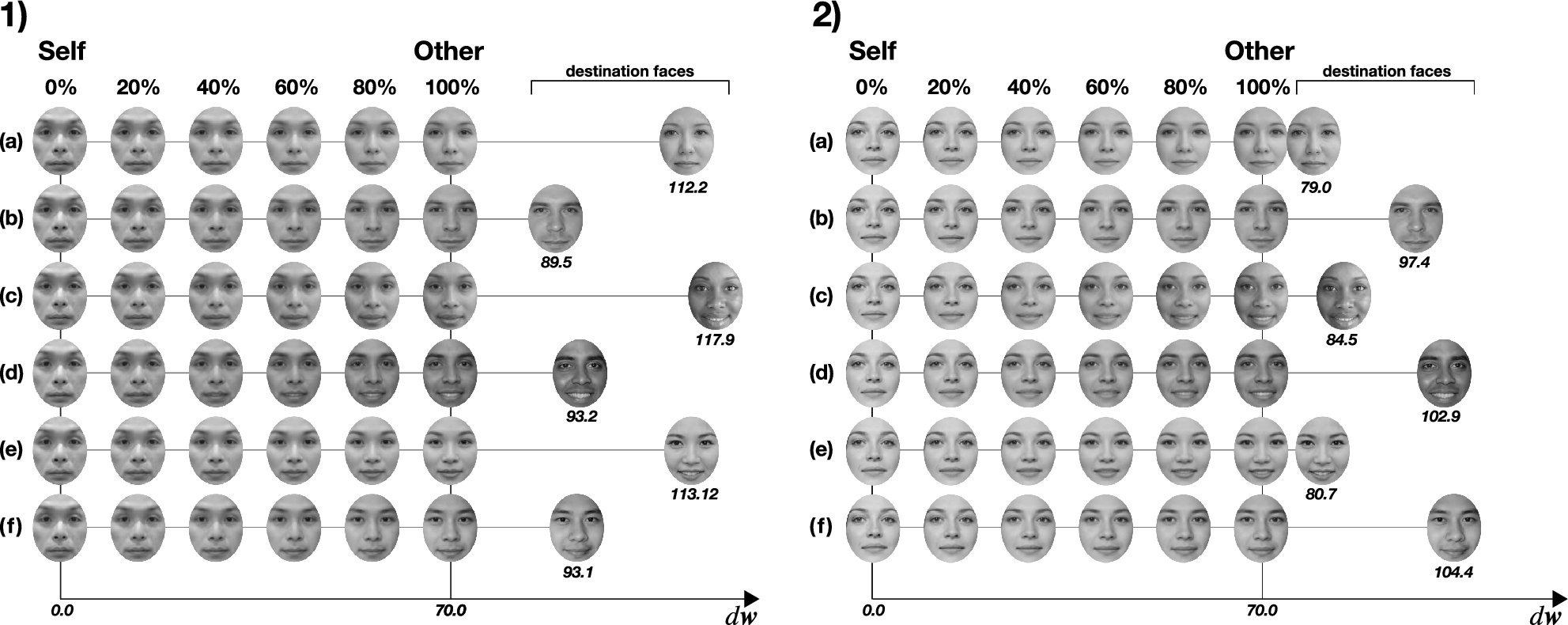 Investigating the impact of motion visual synchrony on self face  recognition using real time morphing | Scientific Reports