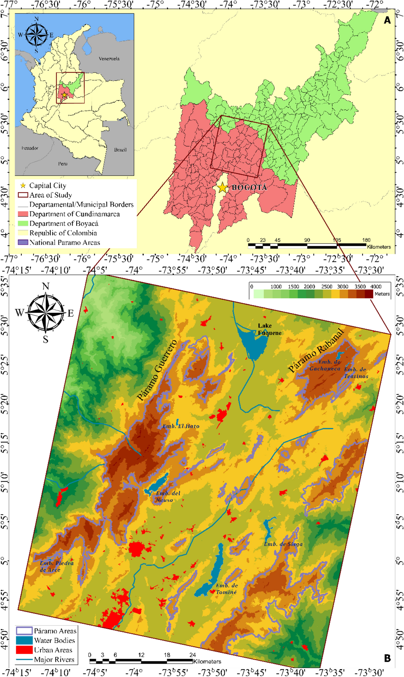 Multitemporal monitoring of paramos as critical water sources in Central  Colombia | Scientific Reports