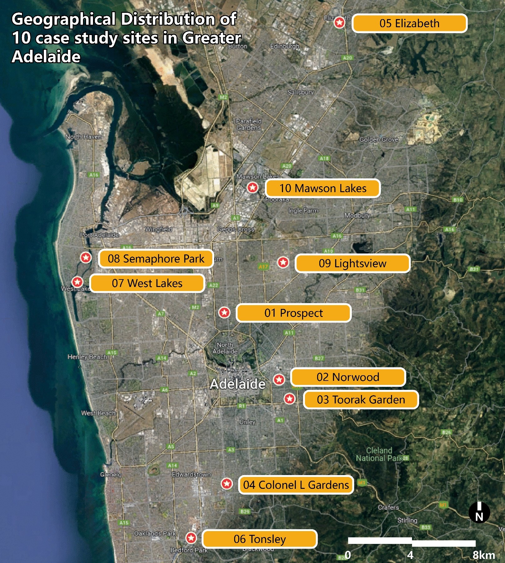 Outdoor thermal performance of urban development patterns in Greater  Adelaide since the late 19th century | Scientific Reports