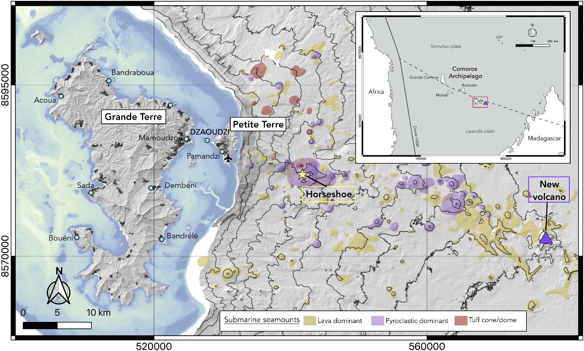 Tephra fallout hazard assessment for a hydrovolcanic eruptive scenario in  Mayotte | Scientific Reports, image size:2008x1206