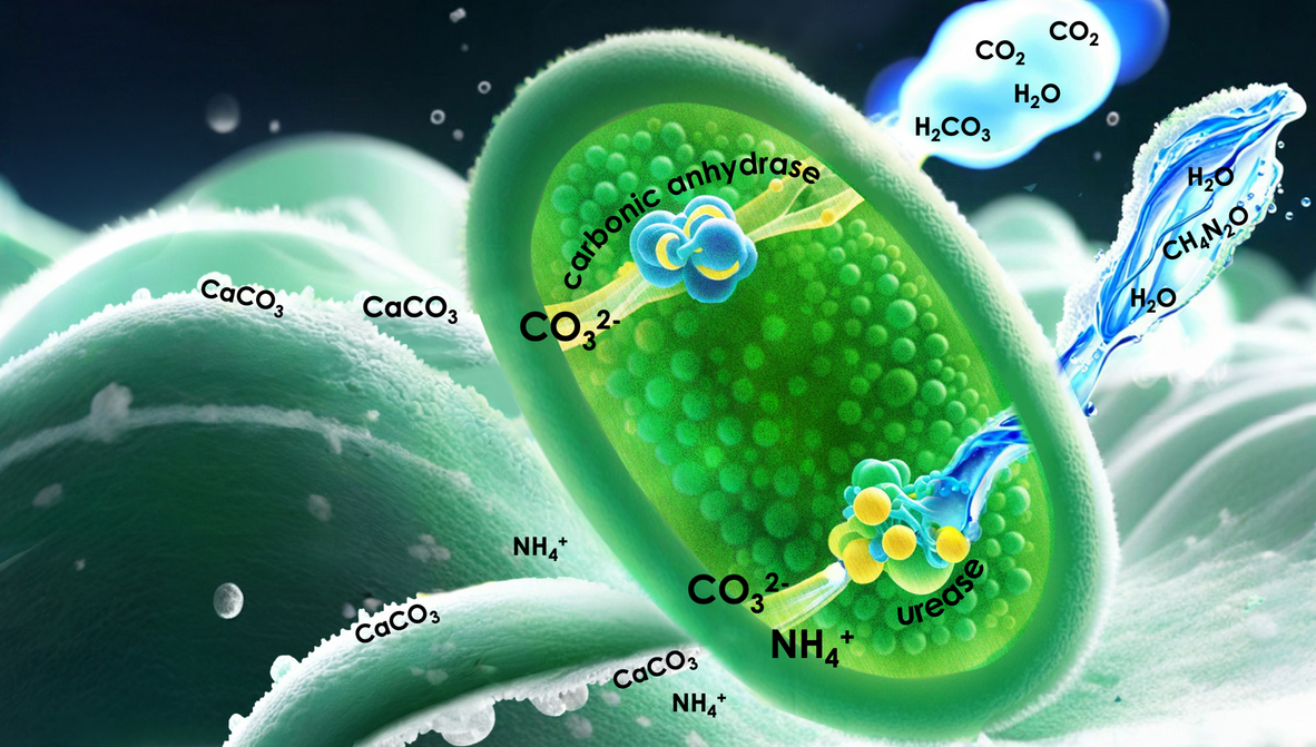 多機能微生物がCO₂を鉱物に変換(The multitasking microbe that turns naturally CO₂ into minerals)
