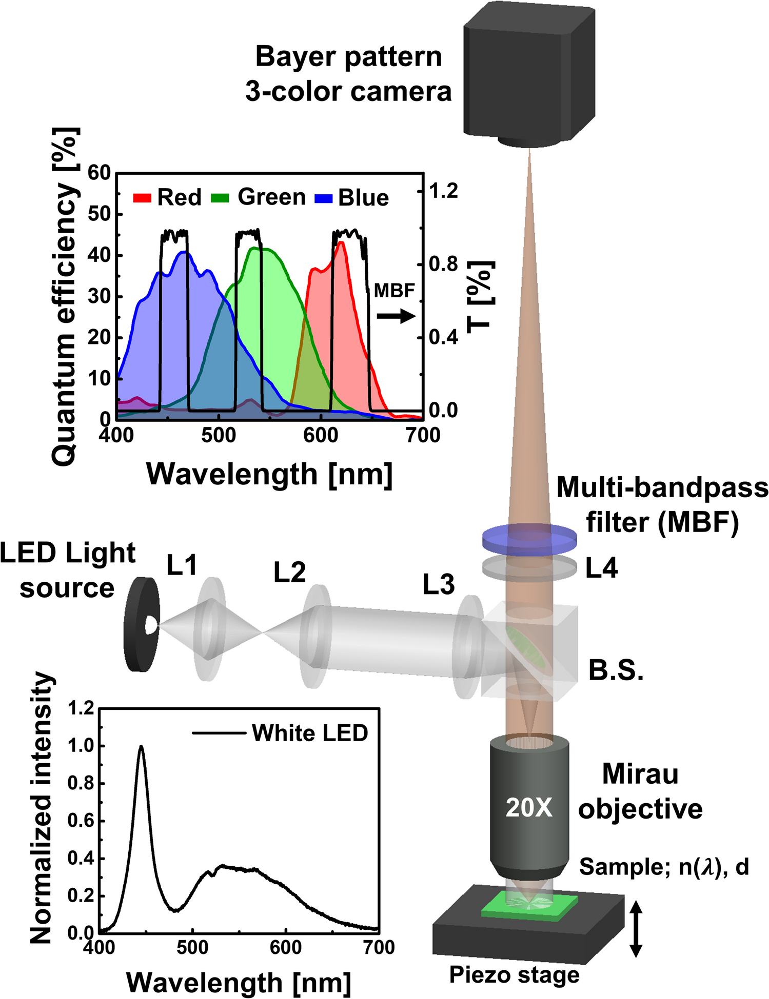 White-light colorimetric interferometry for measurement of thickness and  topography on semiconductor structures | Scientific Reports