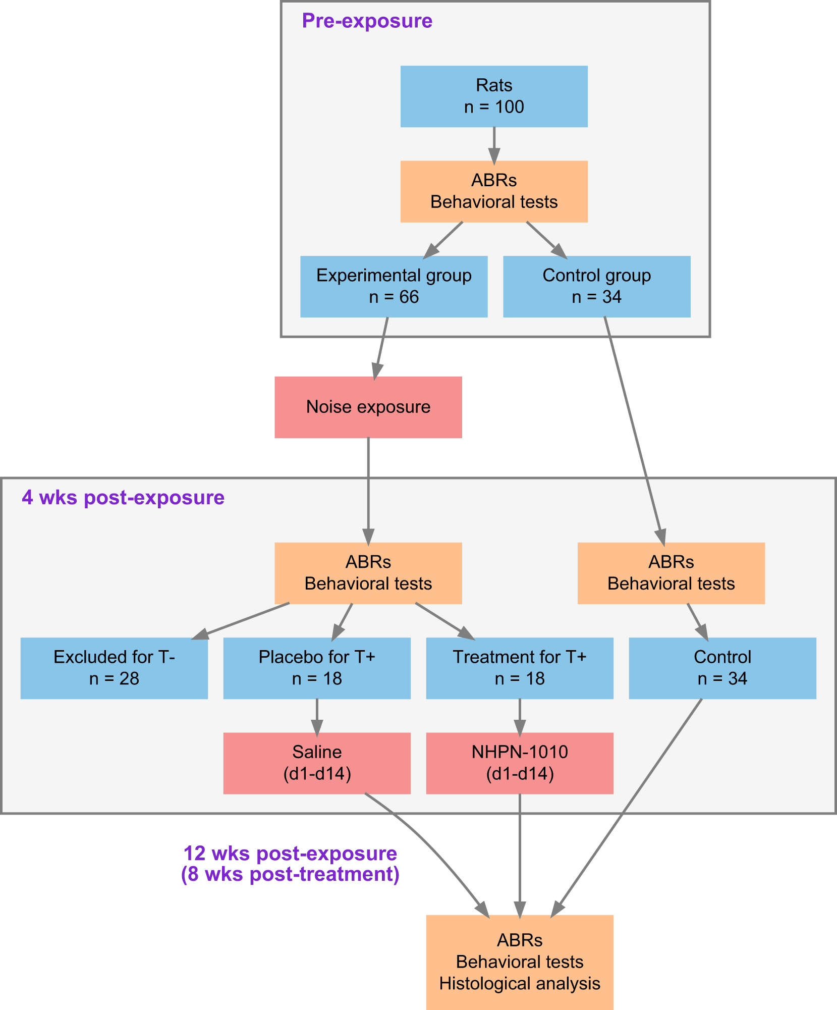A delayed pharmacological treatment strategy attenuates noise-induced  tinnitus in rats
