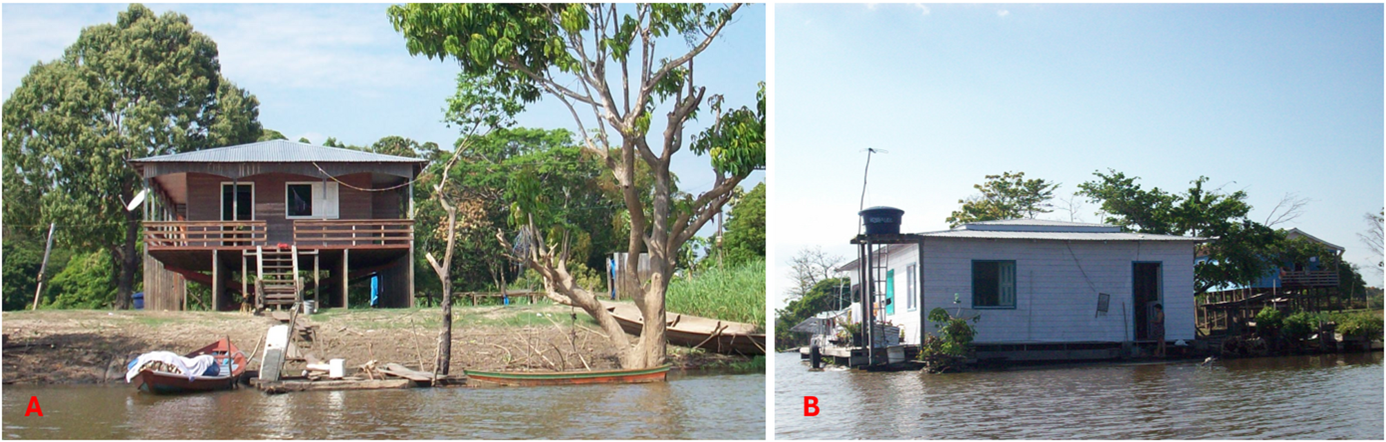 The impact of climate and vegetation on the riverside architecture of the Brazilian Amazon