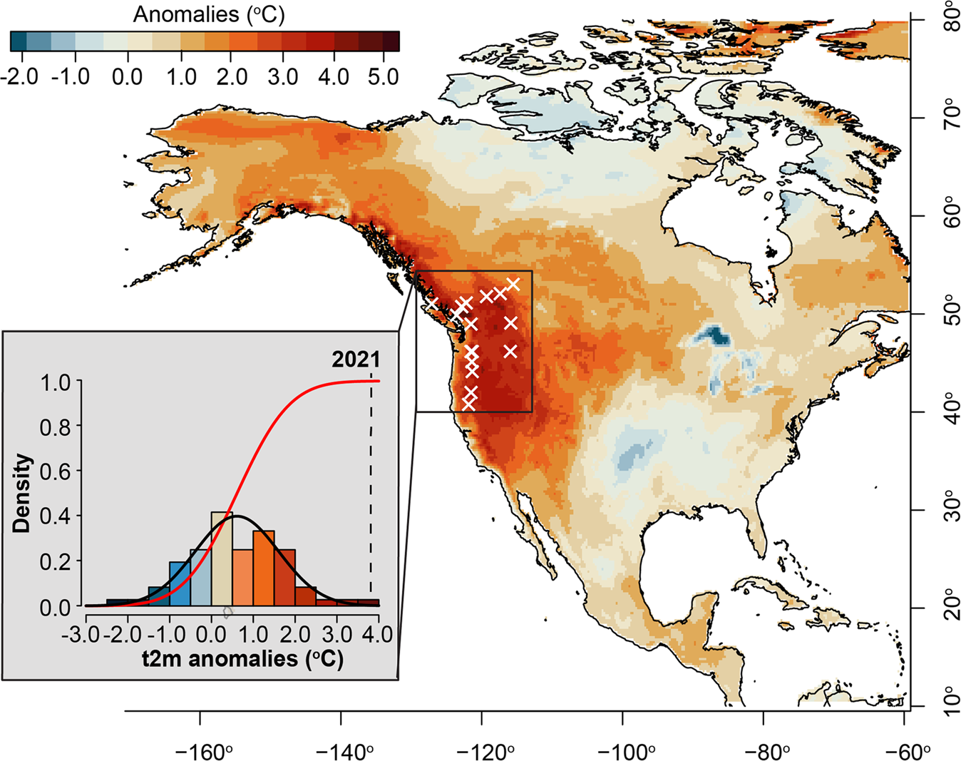 Temperature Climatology - Map - Average - Jun-Jul-Aug (Summer) -  Environment Canada
