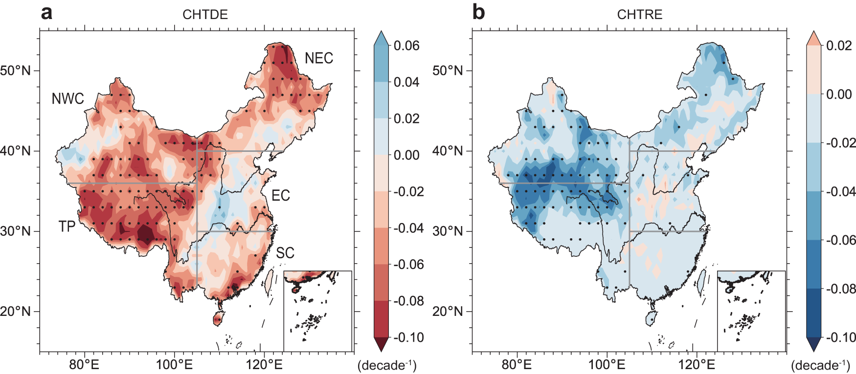 Anthropogenic impact on the severity of compound extreme high temperature  and drought/rain events in China | npj Climate and Atmospheric Science