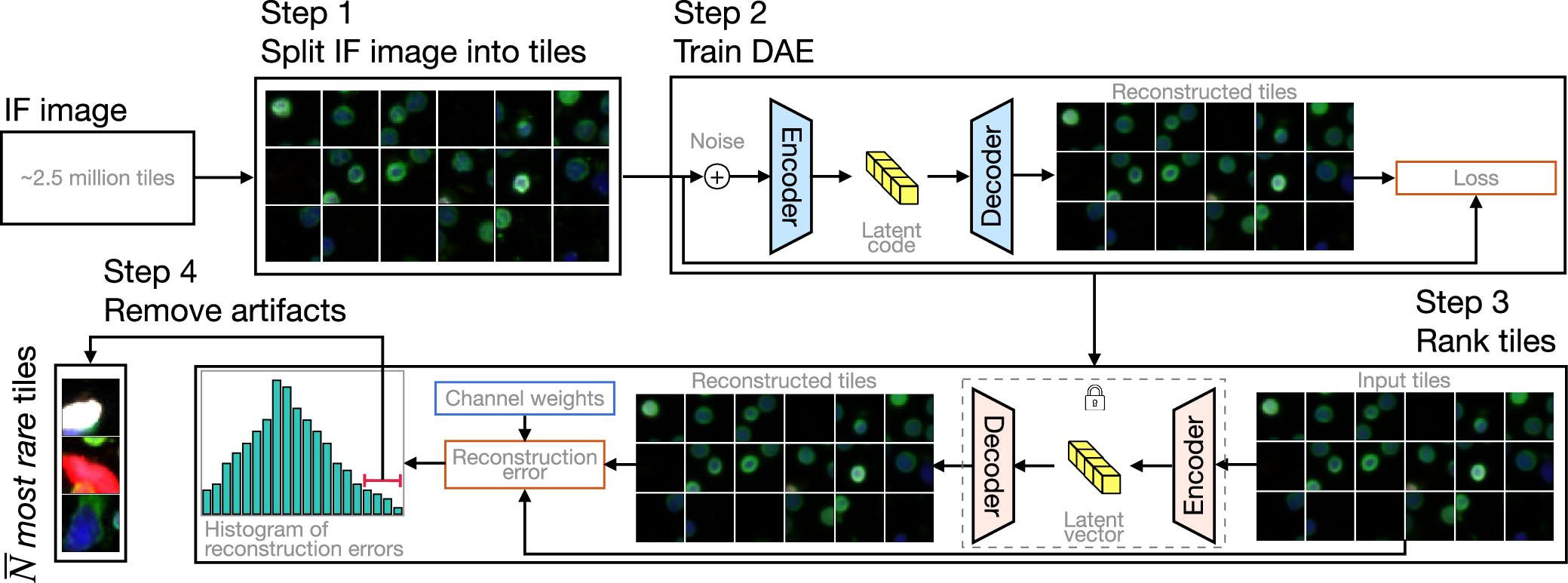 Fig. 2: Schematic diagram of the rare event detection (RED) pipeline.