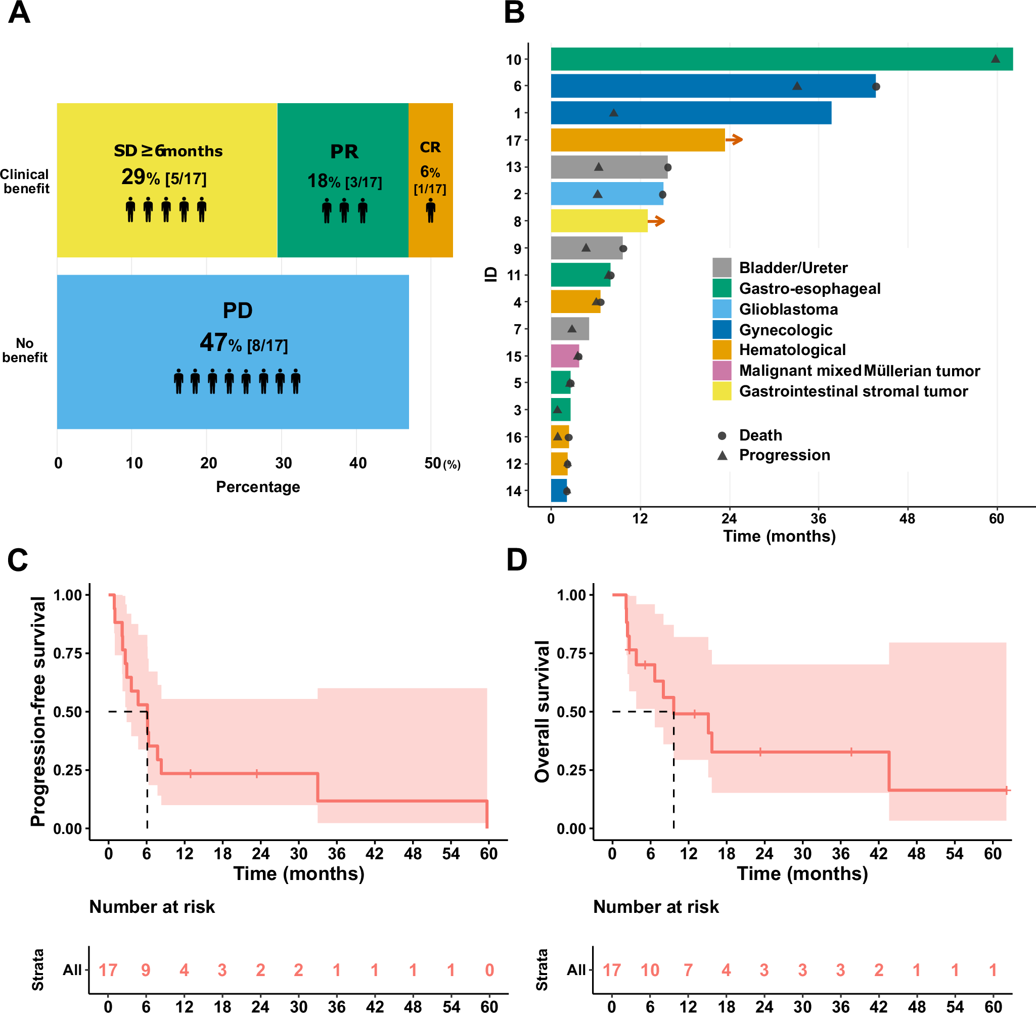 Fig. 3: Clinical outcomes of the dual-matched therapy.