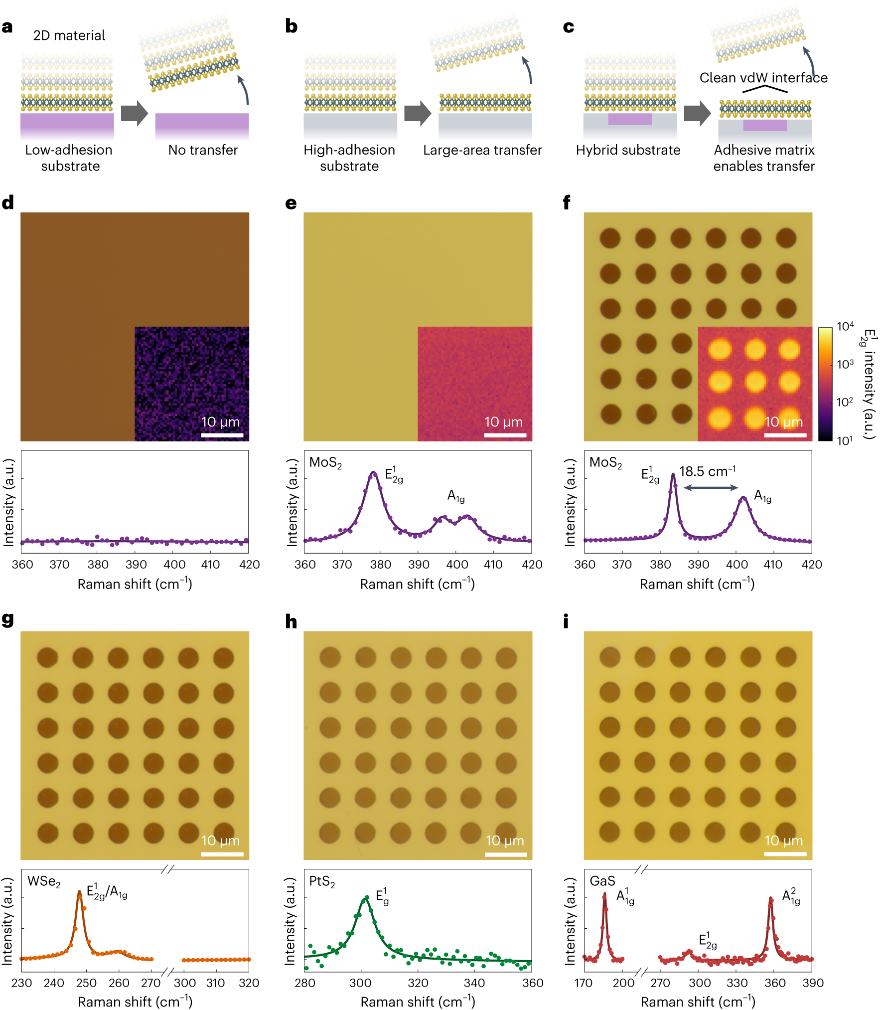 Van der Waals device integration beyond the limits of van der