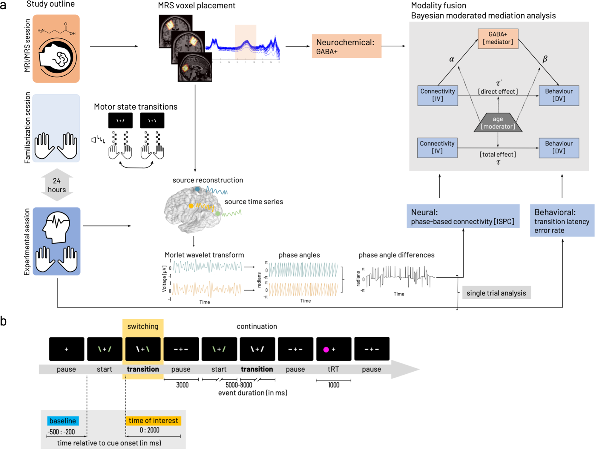 The interaction between endogenous GABA, functional connectivity, and  behavioral flexibility is critically altered with advanced age |  Communications Biology