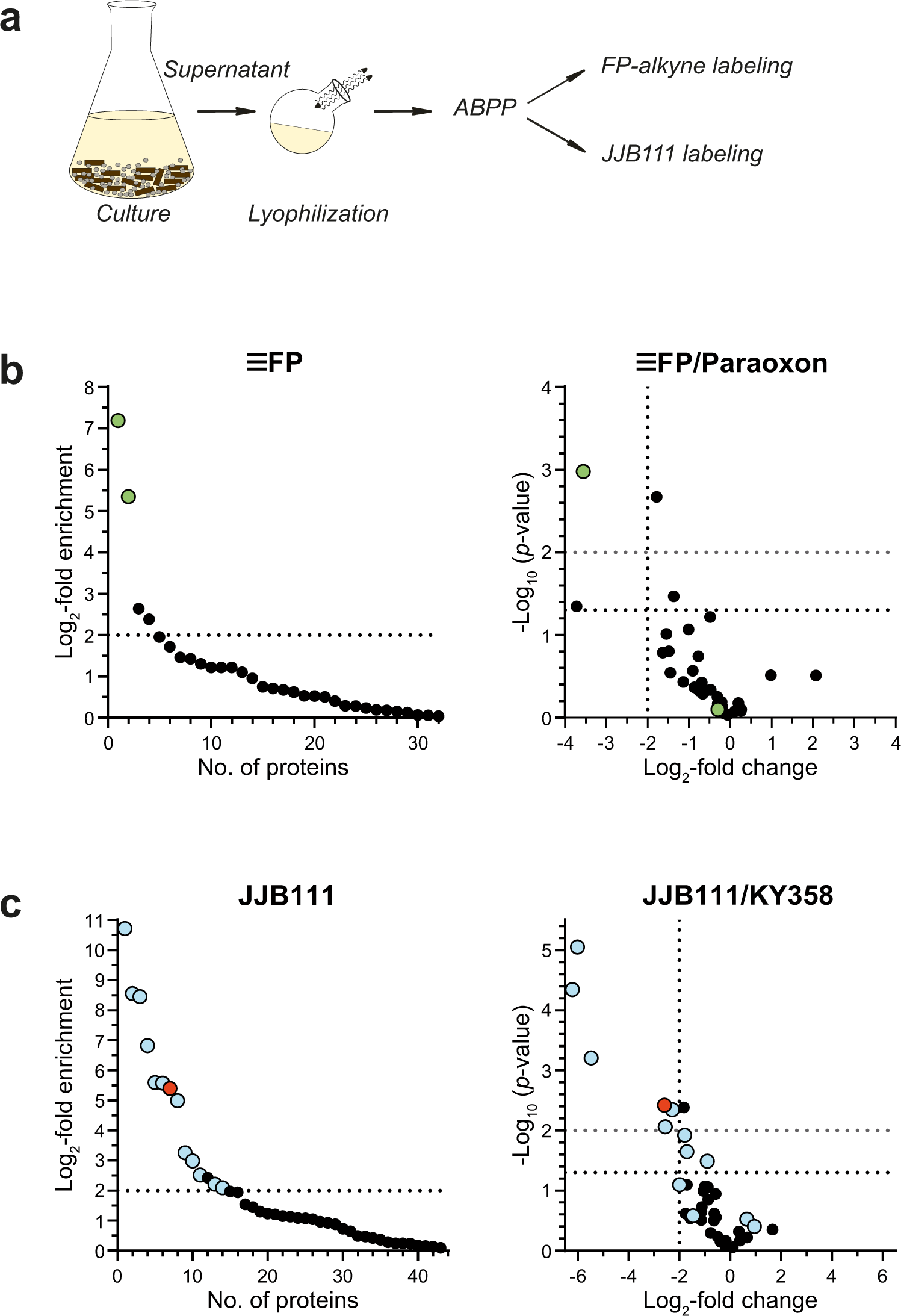 Fig. 2: ABPP of P. chrysosporium supernatants.